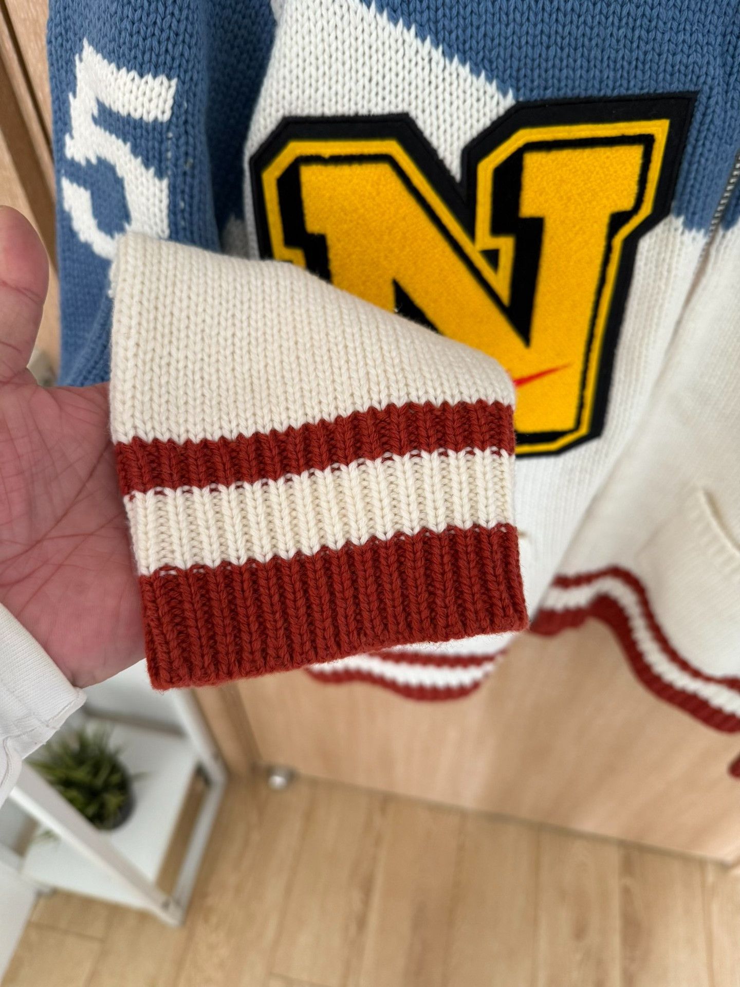 Nike Nike NSW Retro College Zip Cardigan Size US M / EU 48-50 / 2 - 6 Thumbnail