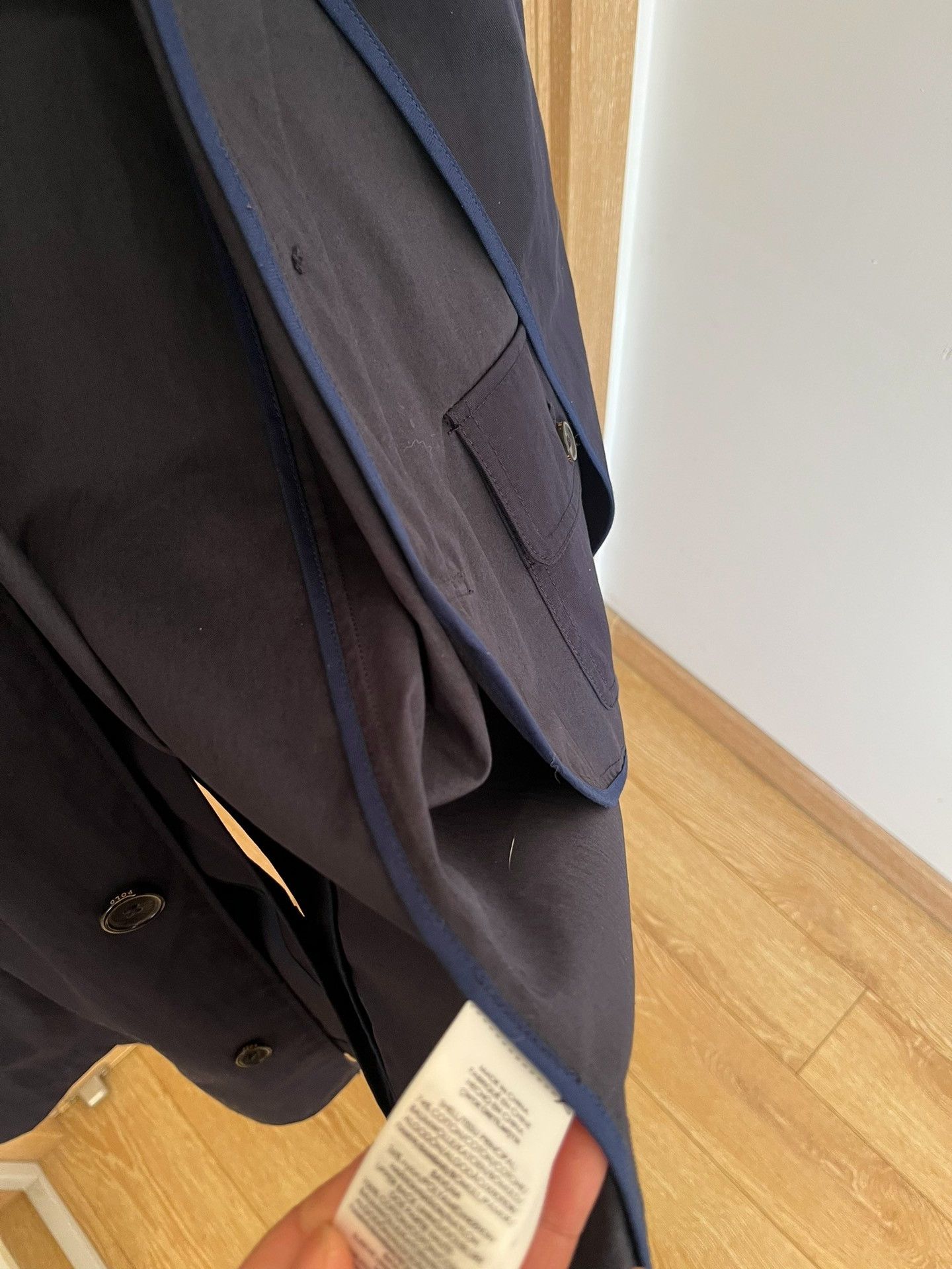 Ralph Lauren Ralph Lauren Navy Blue Trench Coat Size US M / EU 48-50 / 2 - 5 Thumbnail