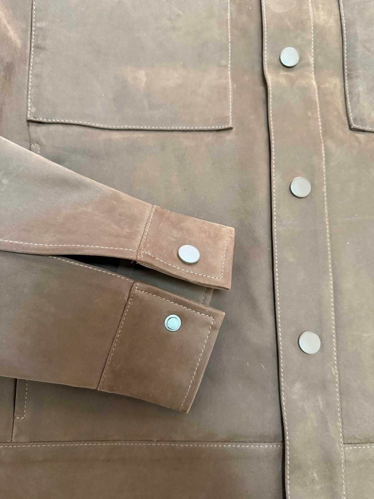 Zara Zara Deep Coffee Suede Jacket Size US M / EU 48-50 / 2 - 6 Thumbnail
