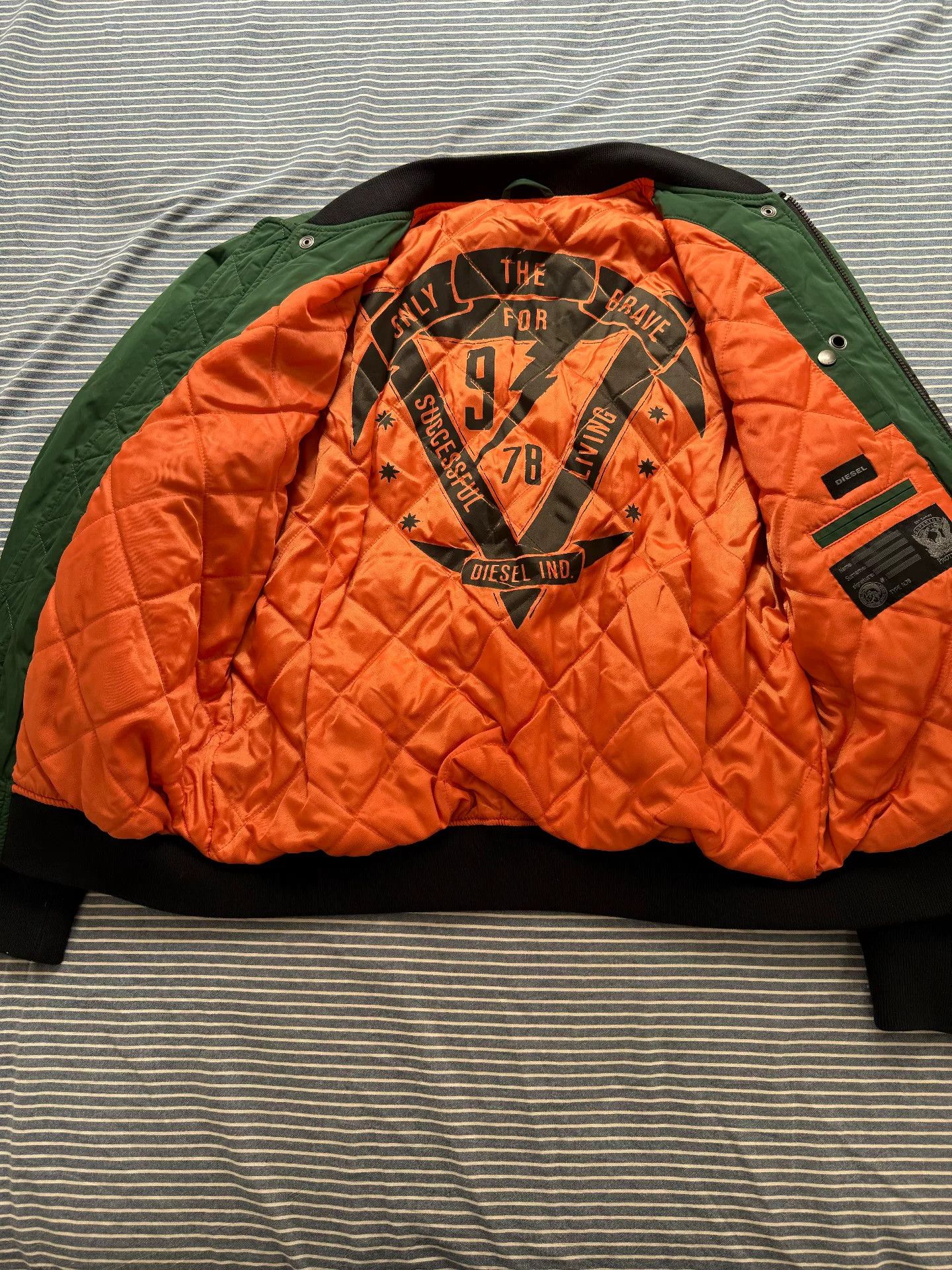 Diesel Diesel MA1 Shearling Cotton Jacket Size US M / EU 48-50 / 2 - 7 Thumbnail