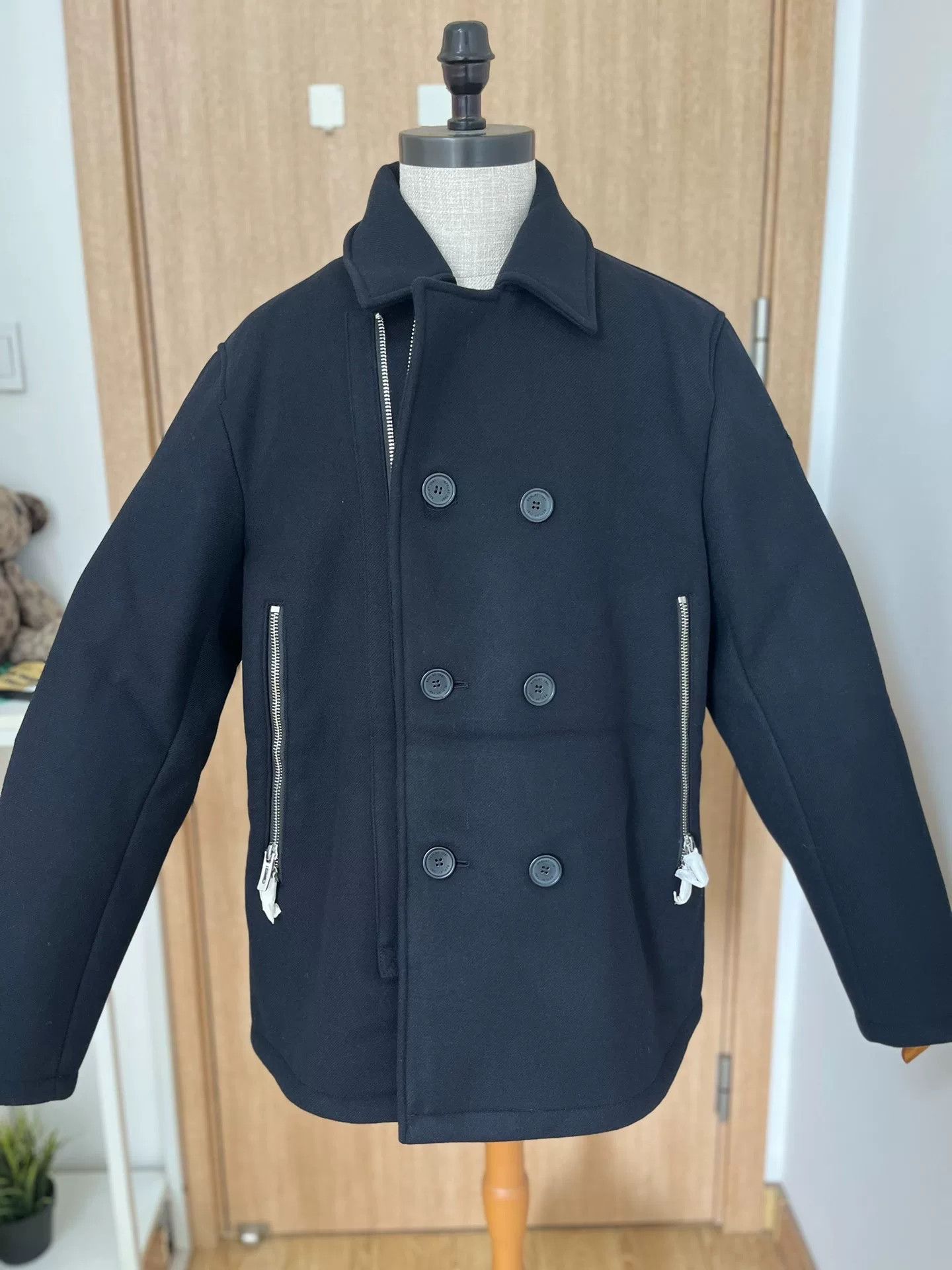 Replay Replay Navy Blue Naval Coat Size US M / EU 48-50 / 2 - 2 Thumbnail
