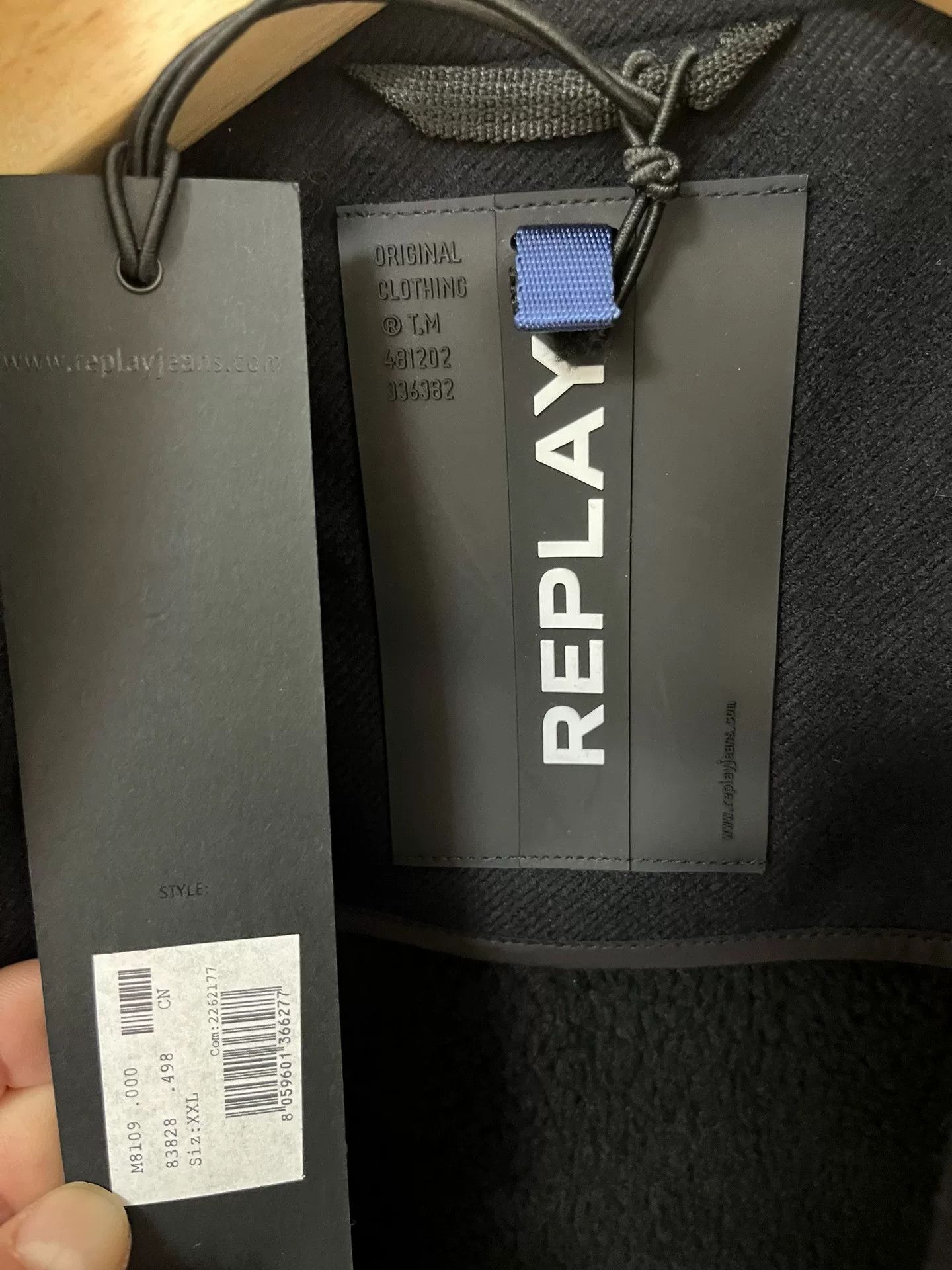 Replay Replay Navy Blue Naval Coat Size US M / EU 48-50 / 2 - 6 Thumbnail