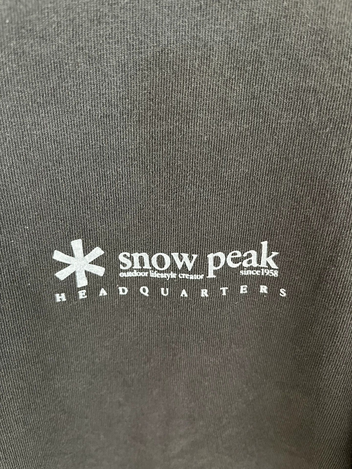 Snow Peak Snow Peak Outdoor Washed Vintage Long-Sleeve T-Shirt Size US M / EU 48-50 / 2 - 4 Thumbnail
