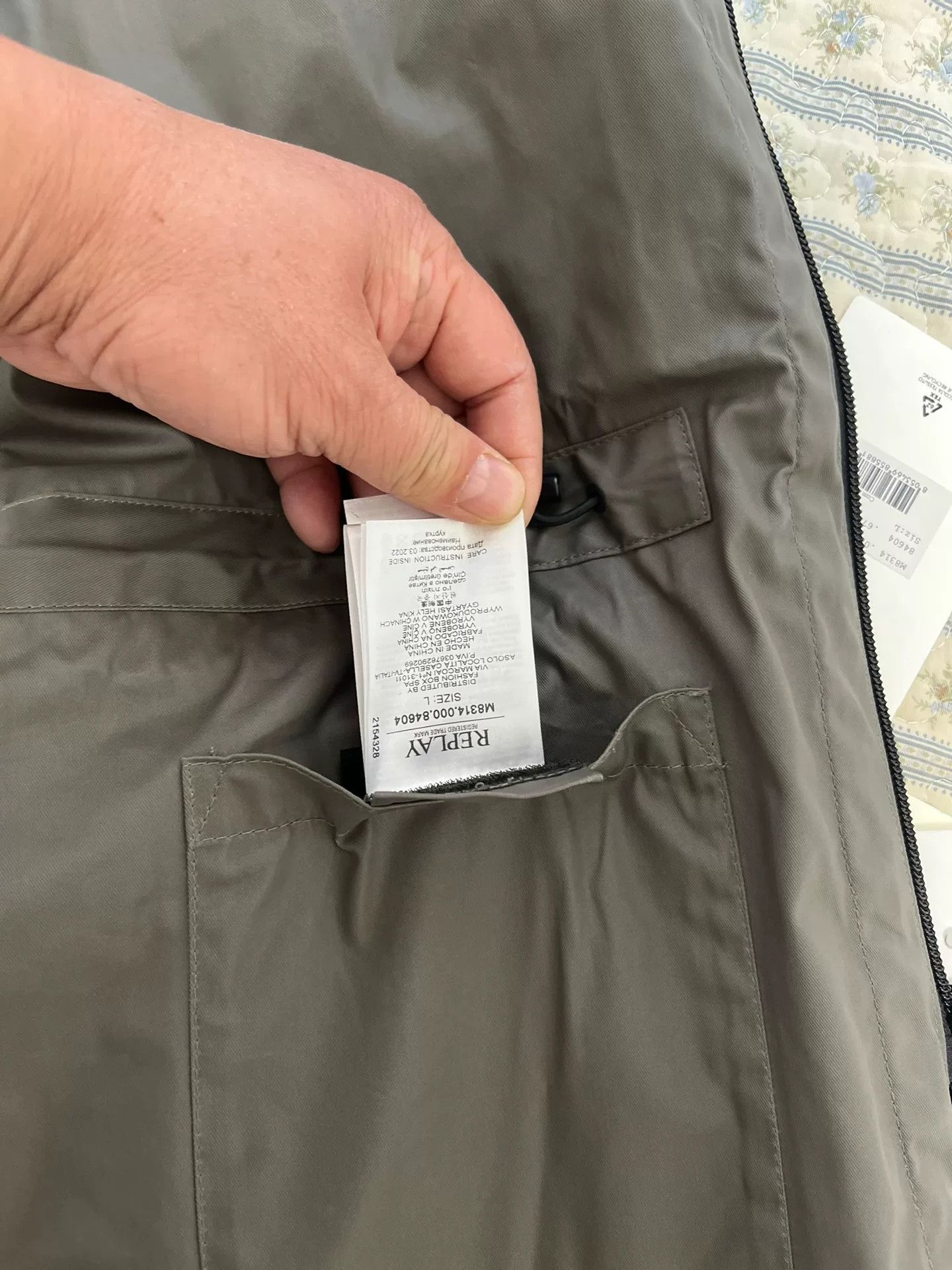 Replay Replay Wax-Coated Jacket Size US M / EU 48-50 / 2 - 8 Thumbnail