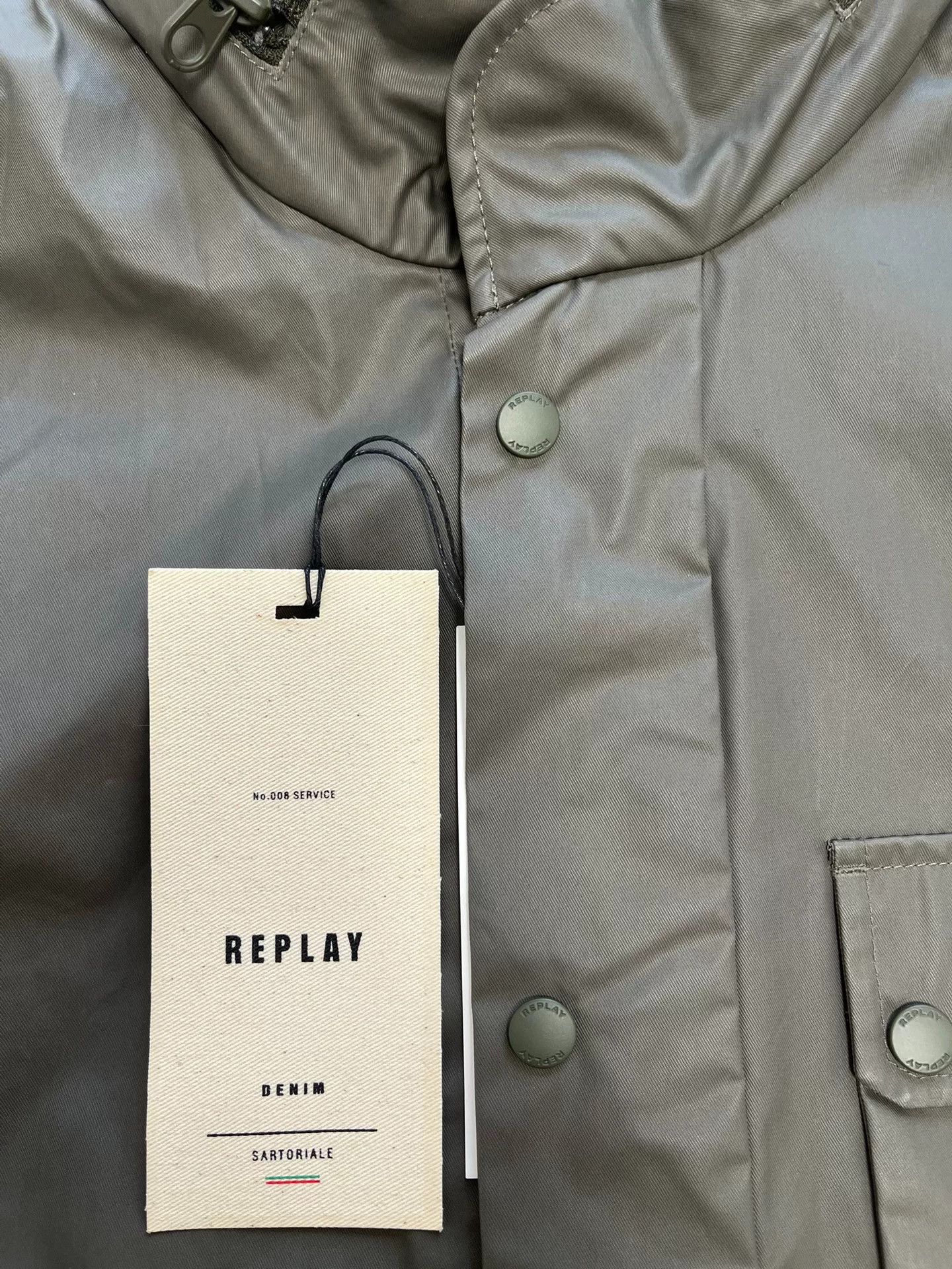 Replay Replay Wax-Coated Jacket Size US M / EU 48-50 / 2 - 6 Thumbnail