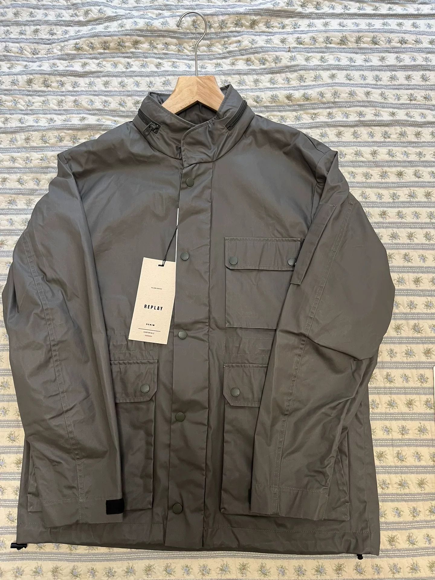 Replay Replay Wax-Coated Jacket Size US M / EU 48-50 / 2 - 5 Thumbnail