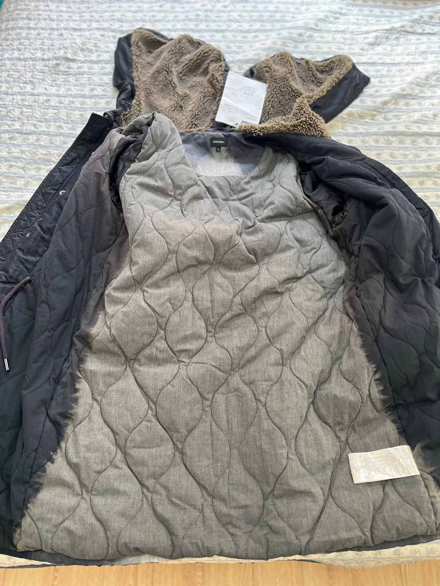 Diesel Diesel Hooded Coat Sample Size US M / EU 48-50 / 2 - 5 Thumbnail
