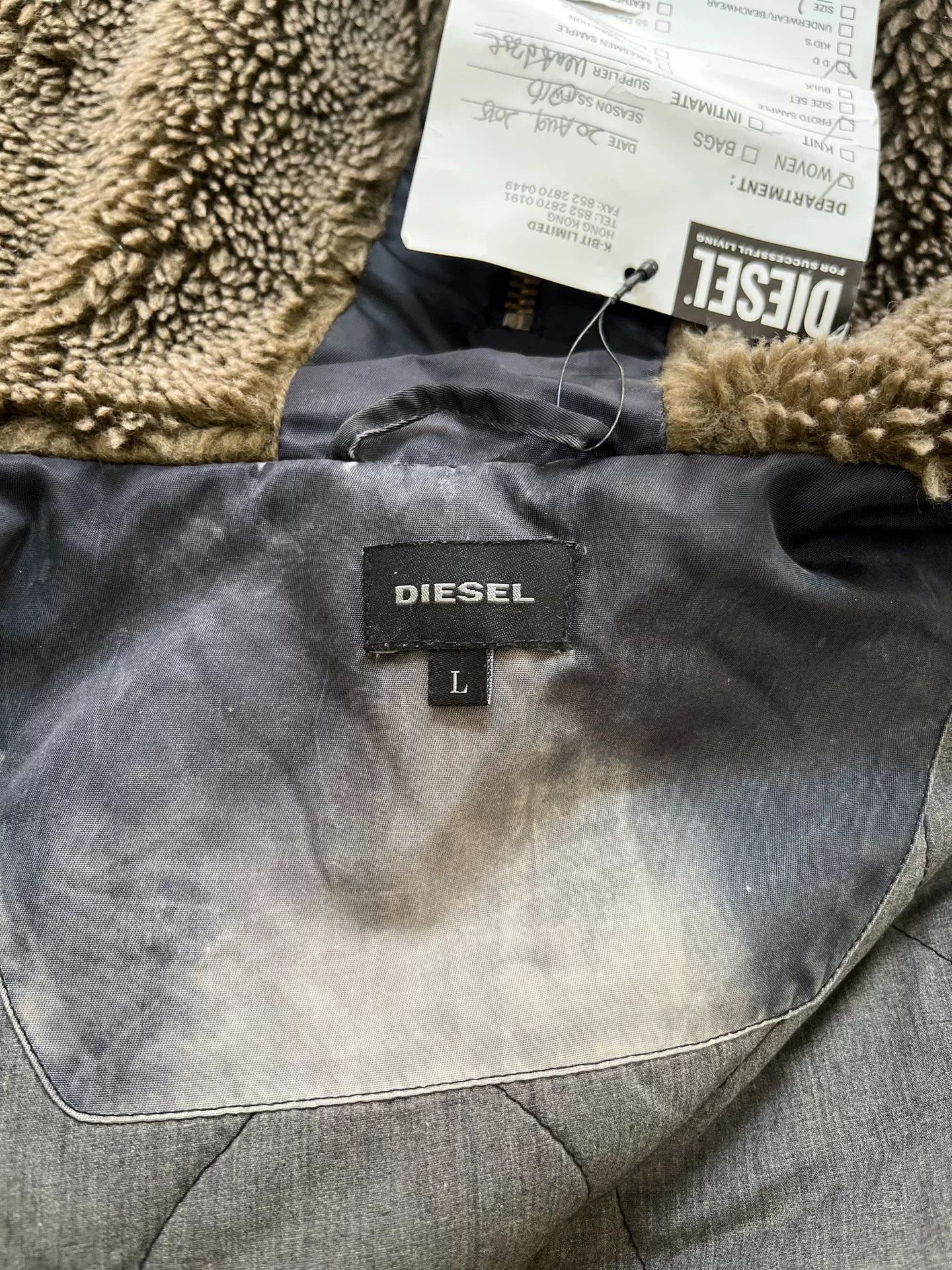 Diesel Diesel Hooded Coat Sample Size US M / EU 48-50 / 2 - 4 Thumbnail