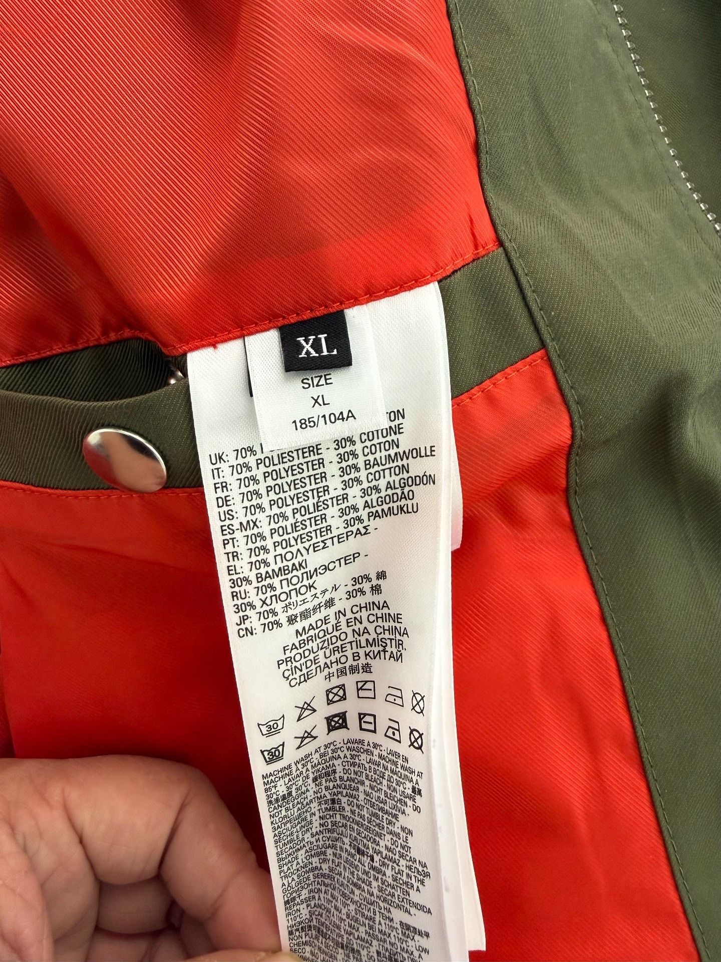 Diesel Diesel MA-1 Pilot Jacket Size US M / EU 48-50 / 2 - 4 Thumbnail