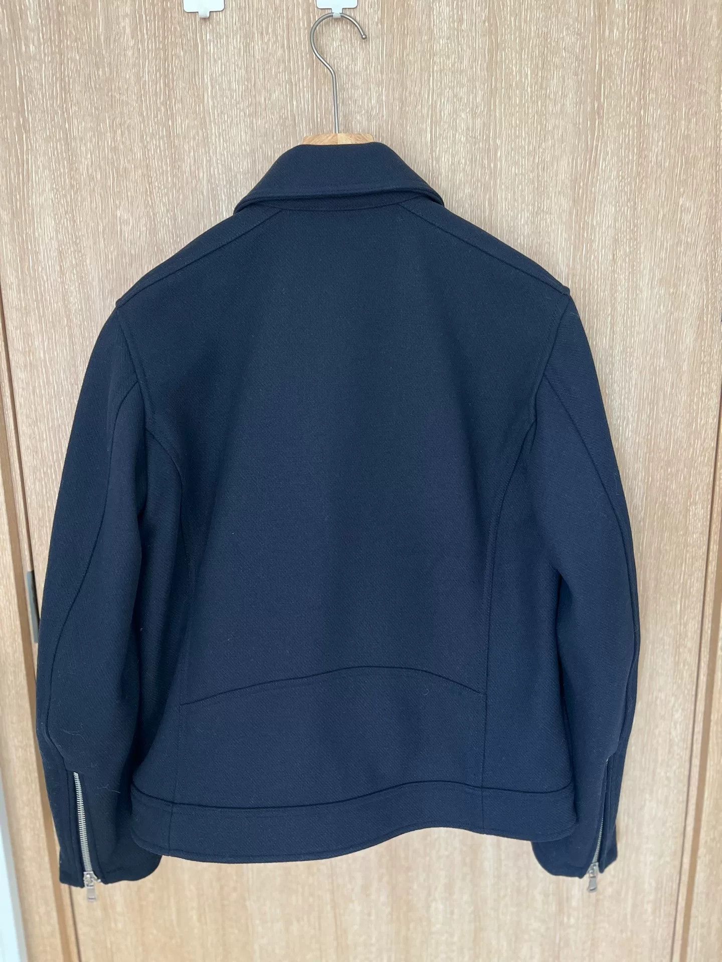 Sisley Sisley Wool Biker Jacket Size US M / EU 48-50 / 2 - 3 Thumbnail