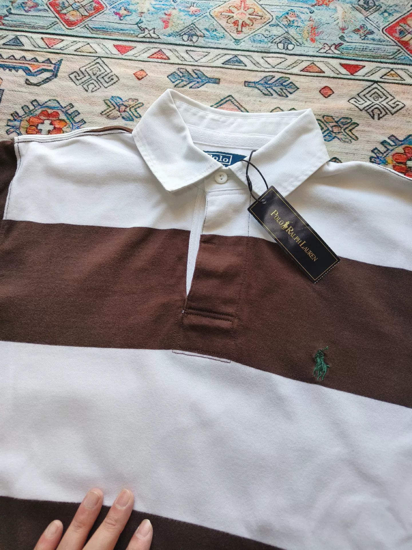 Polo Ralph Lauren Polo Ralph Lauren Long-Sleeve Polo Shirt Size US S / EU 44-46 / 1 - 2 Thumbnail