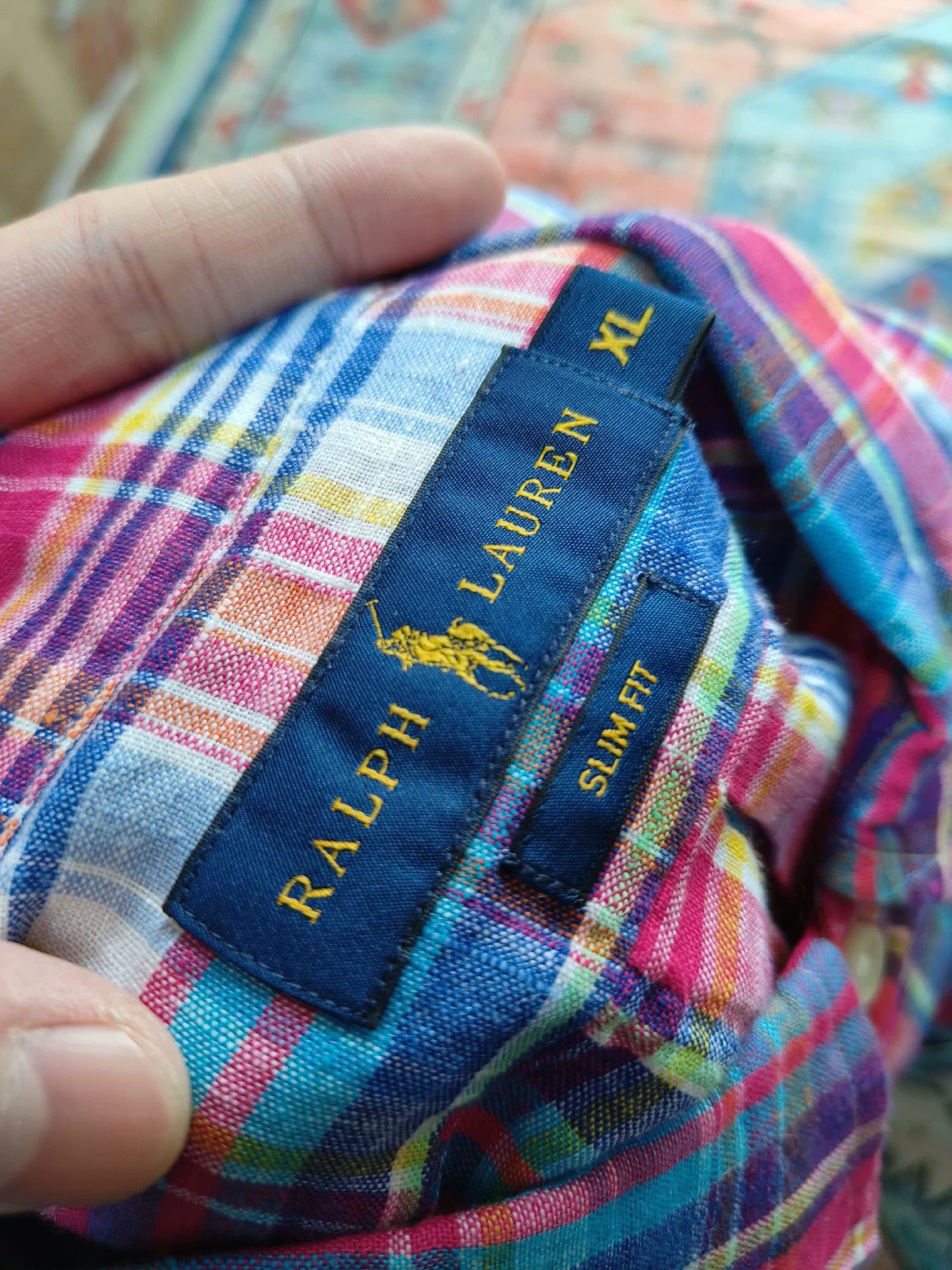 Polo Ralph Lauren Polo Ralph Lauren Linen Long Sleeve Shirt Size US XL / EU 56 / 4 - 6 Thumbnail