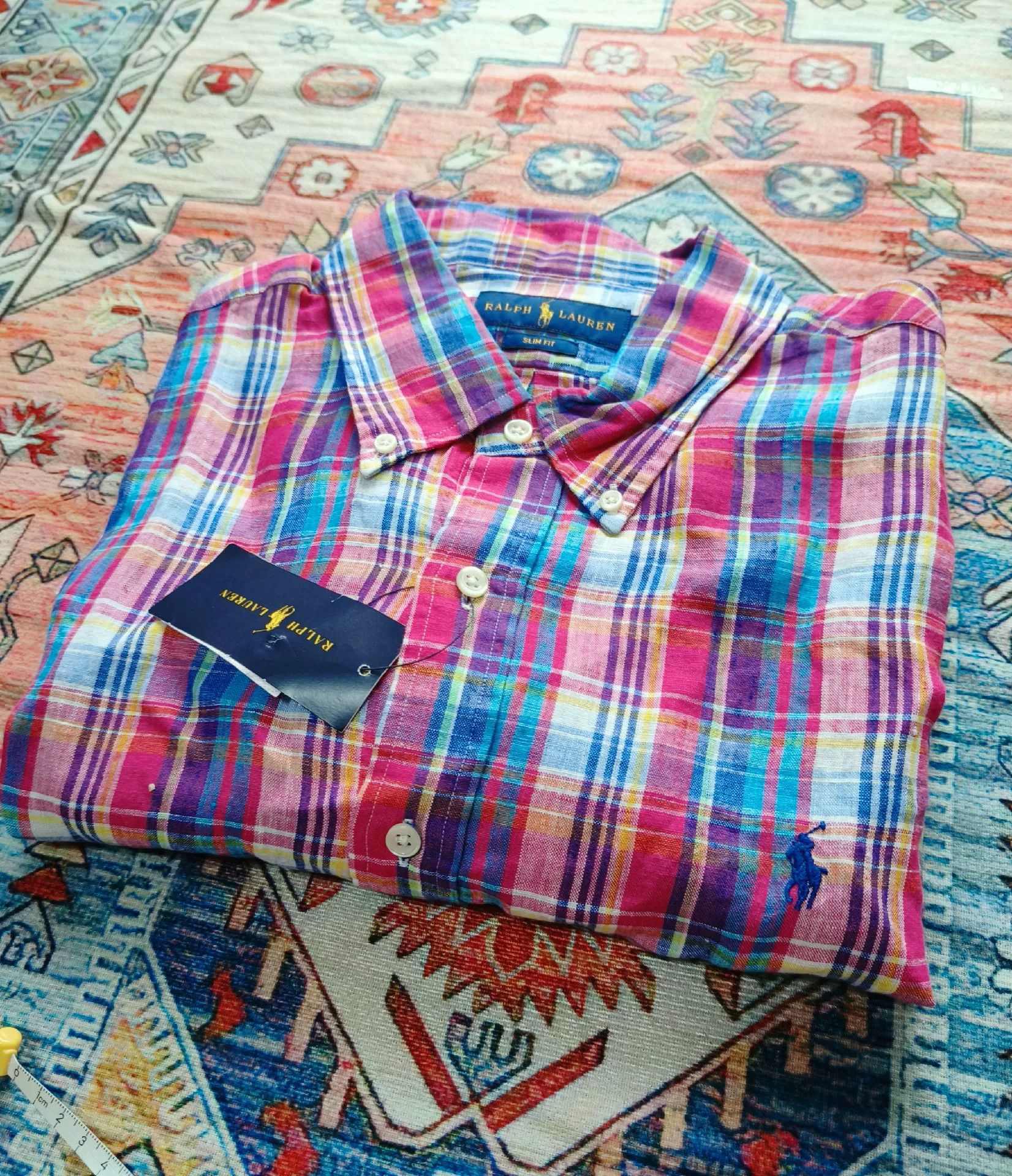 Polo Ralph Lauren Polo Ralph Lauren Linen Long Sleeve Shirt Size US XL / EU 56 / 4 - 2 Thumbnail