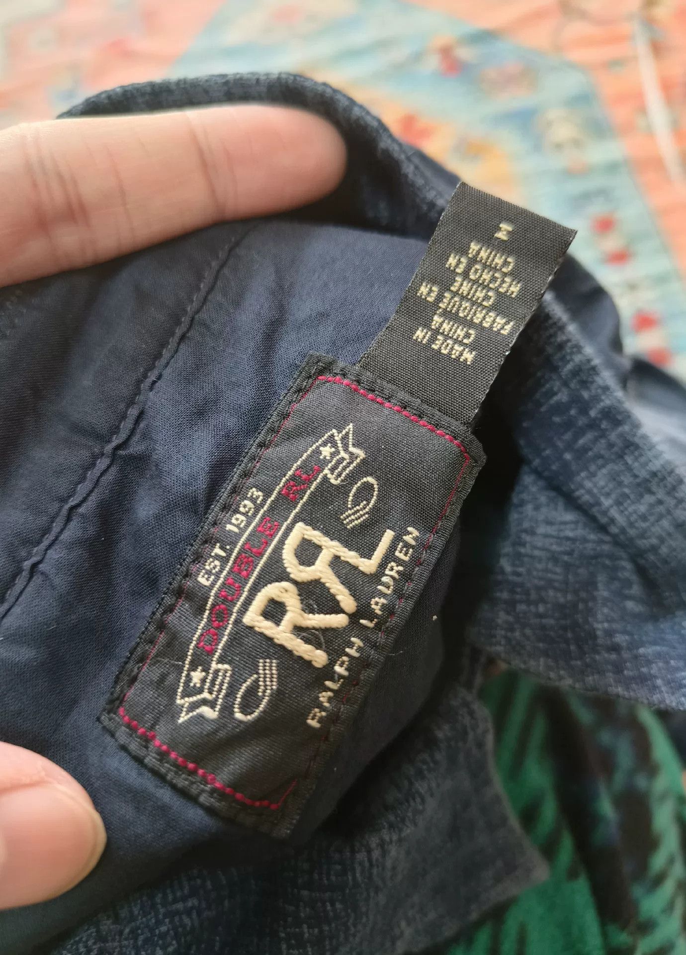 RRL Ralph Lauren RRL Cotton Linen Indigo Shirt Size US M / EU 48-50 / 2 - 4 Thumbnail