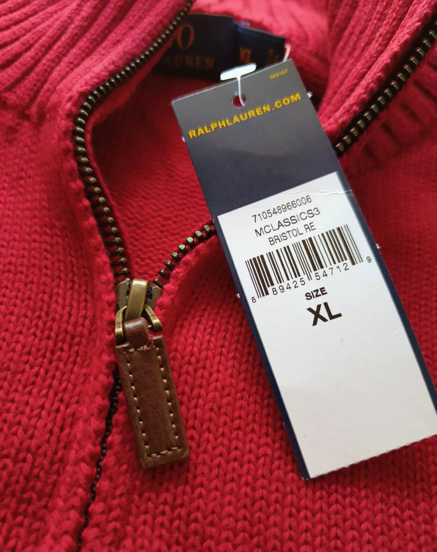 Ralph Lauren Ralph Lauren Half-Zip Knit Sweater Size US XL / EU 56 / 4 - 3 Thumbnail