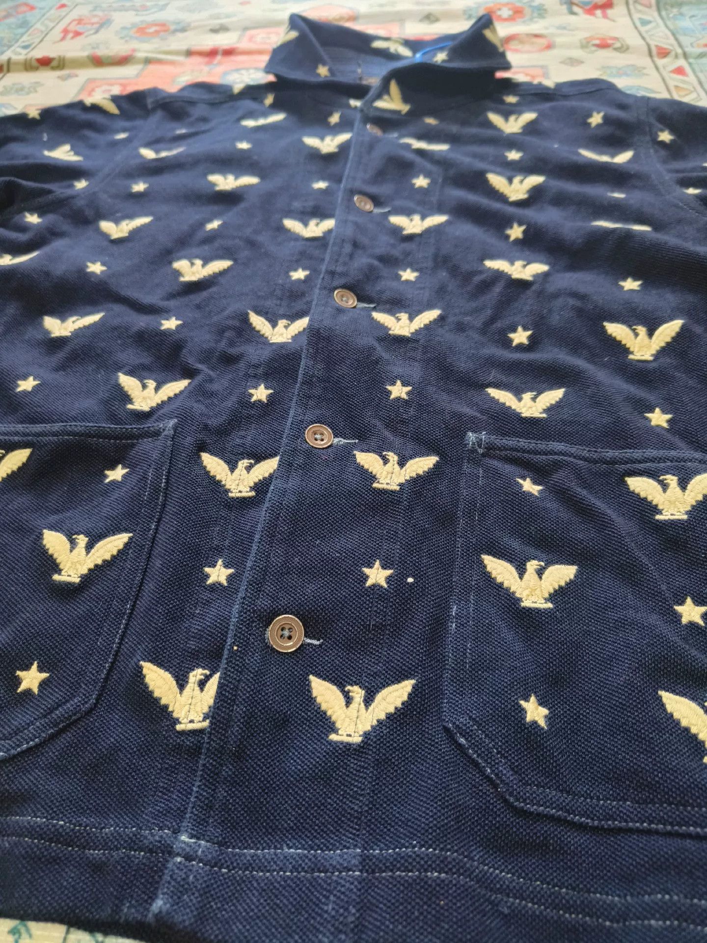 RRL Ralph Lauren RRL Indigo Dyed Short Sleeve T-Shirt Size US M / EU 48-50 / 2 - 2 Thumbnail