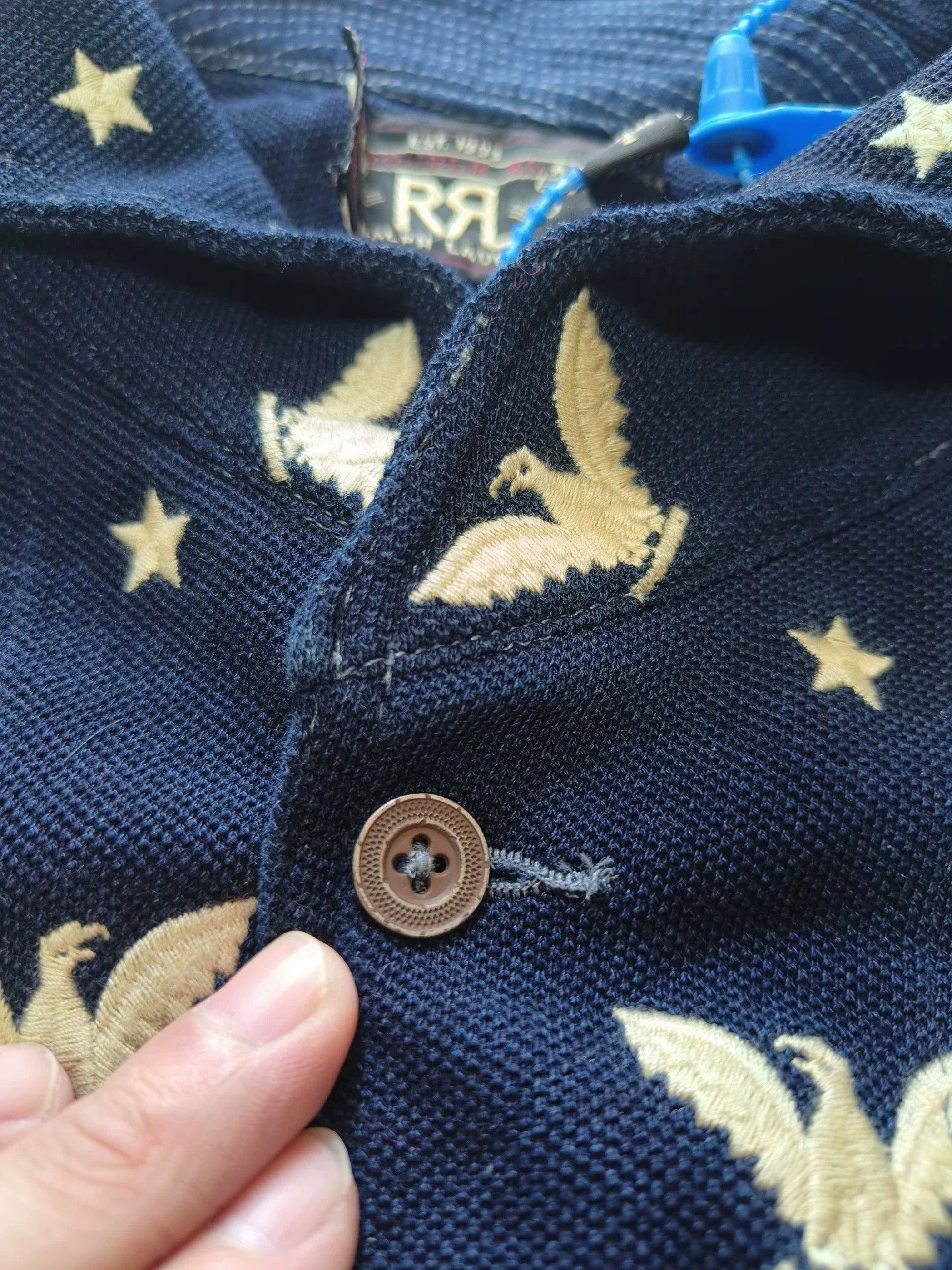 RRL Ralph Lauren RRL Indigo Dyed Short Sleeve T-Shirt Size US M / EU 48-50 / 2 - 3 Thumbnail