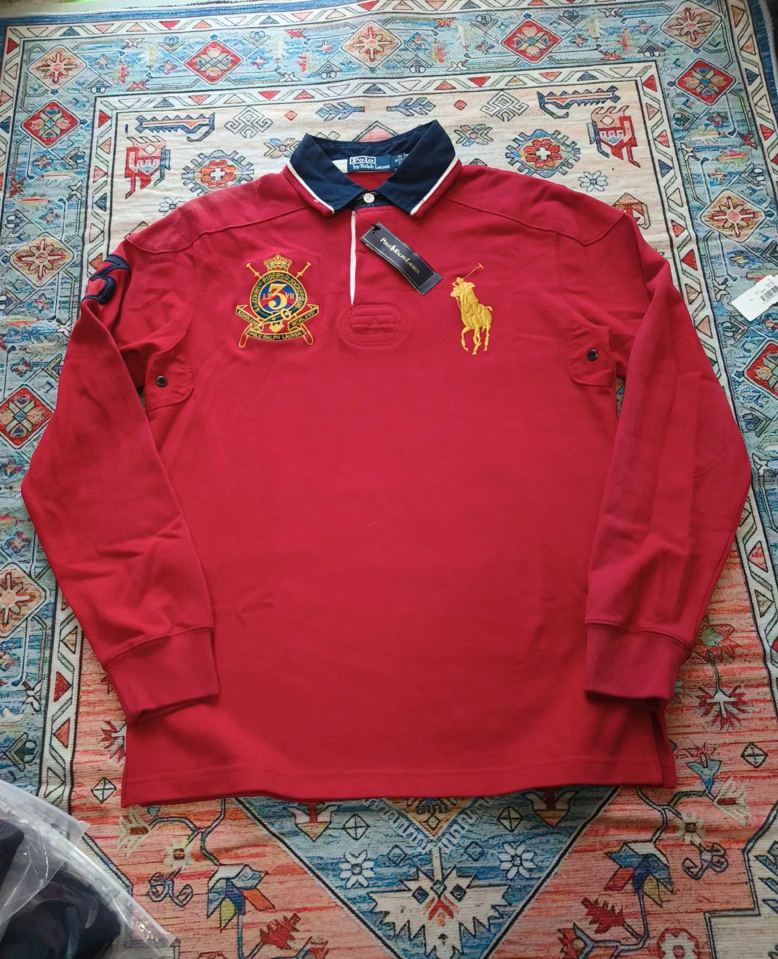 Polo Ralph Lauren Polo Ralph Lauren Heavy Long-Sleeve Polo Size US S / EU 44-46 / 1 - 2 Thumbnail