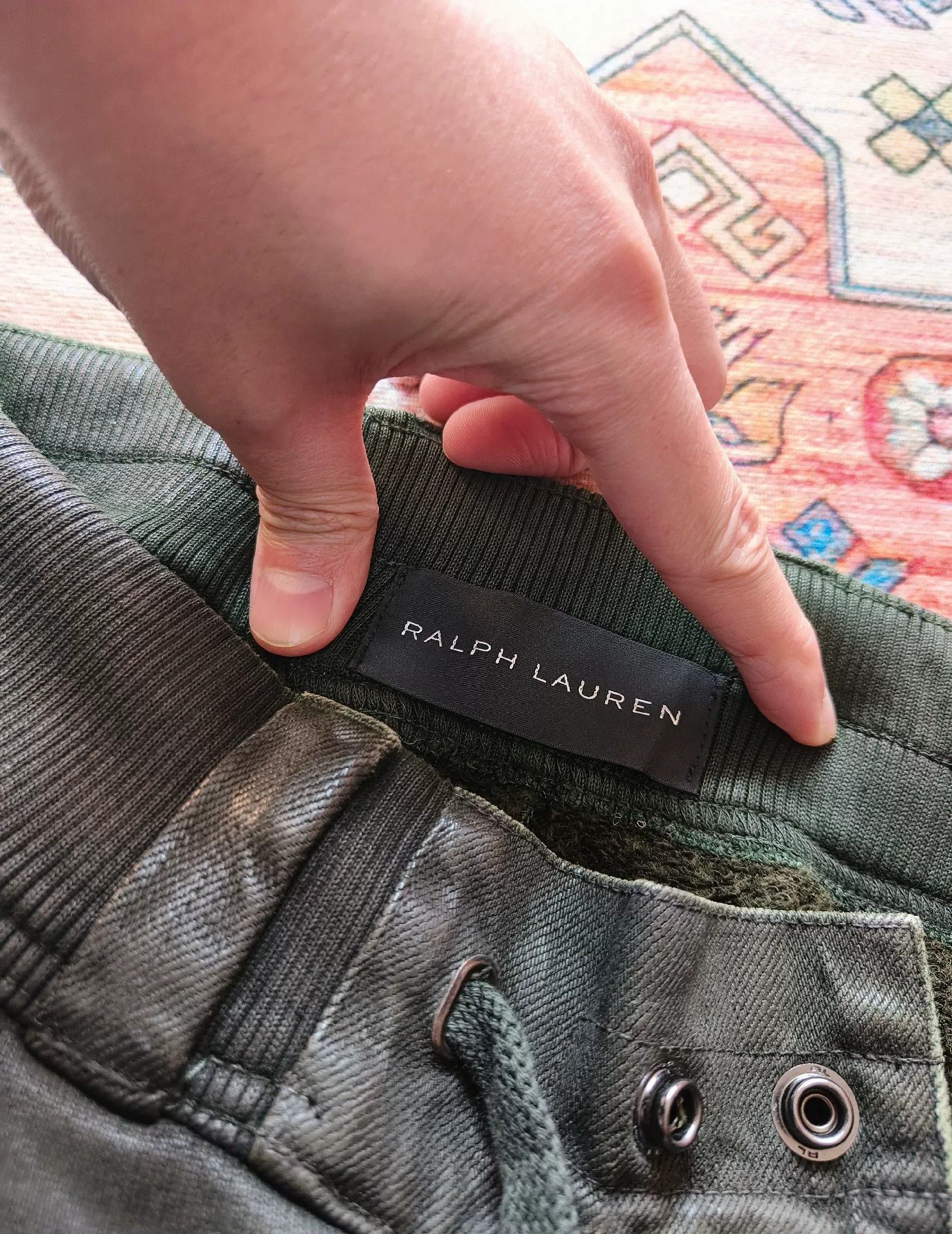 Ralph Lauren Black Label Polo Ralph Lauren Black Label Coated Biker Pants Size US 30 / EU 46 - 7 Thumbnail