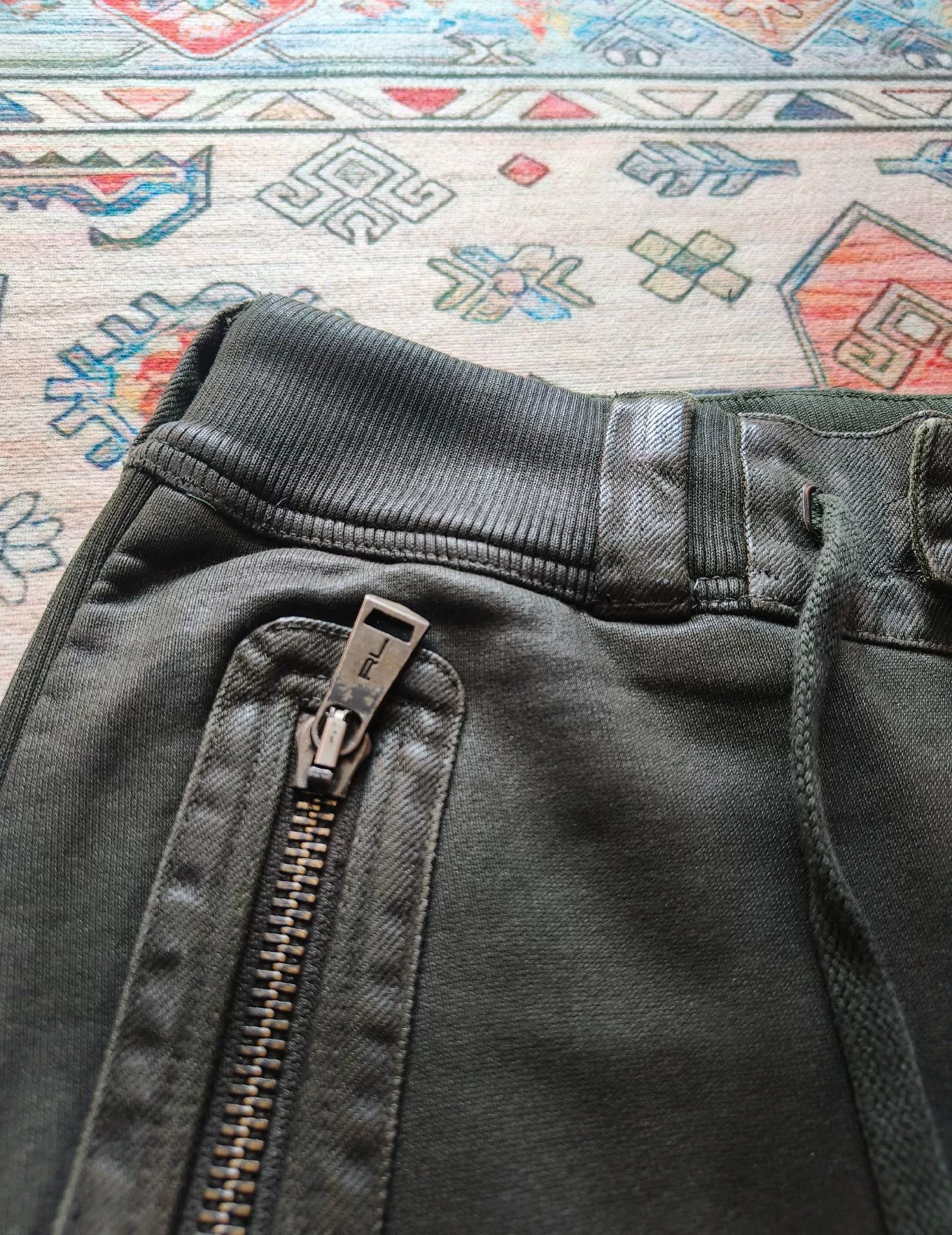 Ralph Lauren Black Label Polo Ralph Lauren Black Label Coated Biker Pants Size US 30 / EU 46 - 4 Thumbnail