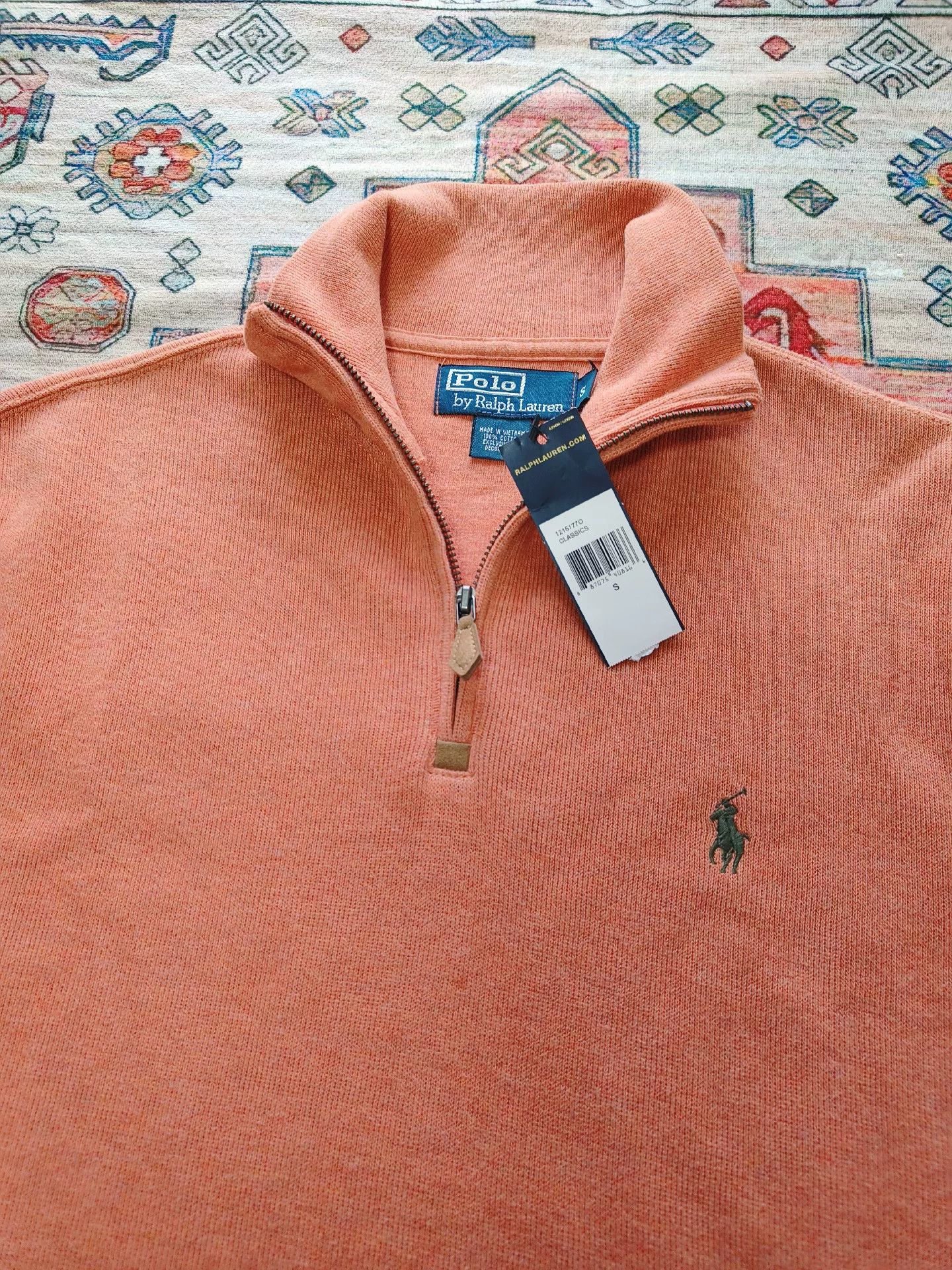 Polo Ralph Lauren Ralph Lauren Half-Zip Knit Sweater Size US S / EU 44-46 / 1 - 2 Thumbnail