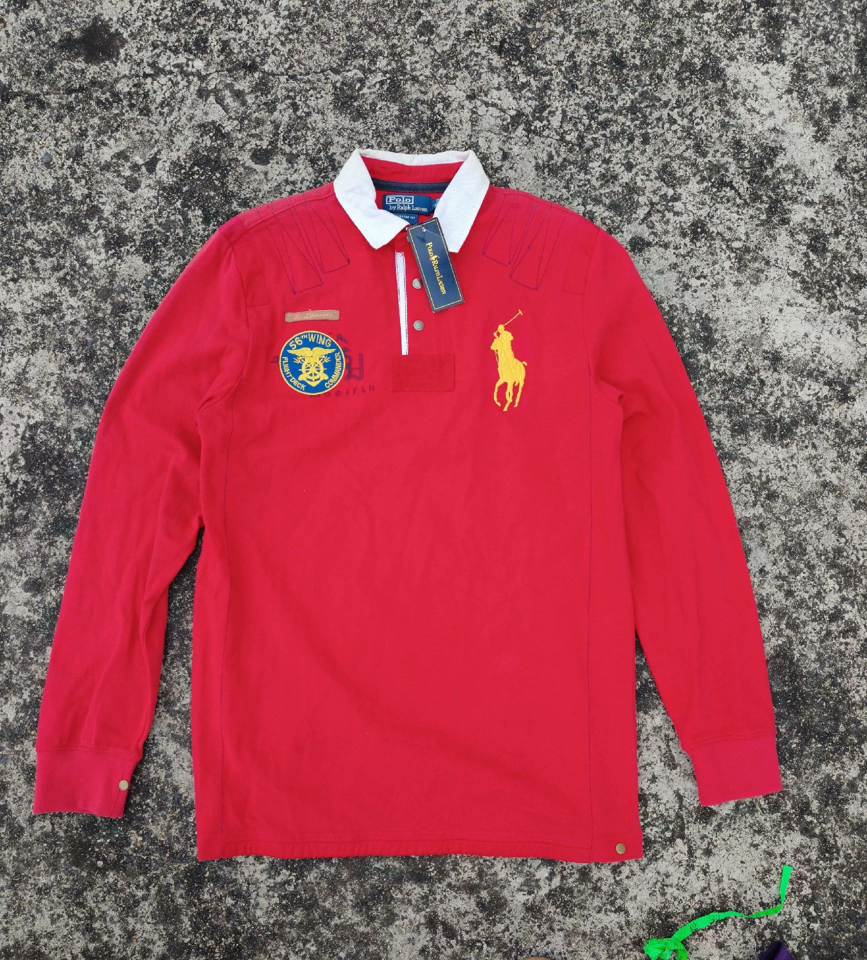 Polo Ralph Lauren Ralph Lauren Navy Officer Long-Sleeve Polo Size US M / EU 48-50 / 2 - 2 Thumbnail