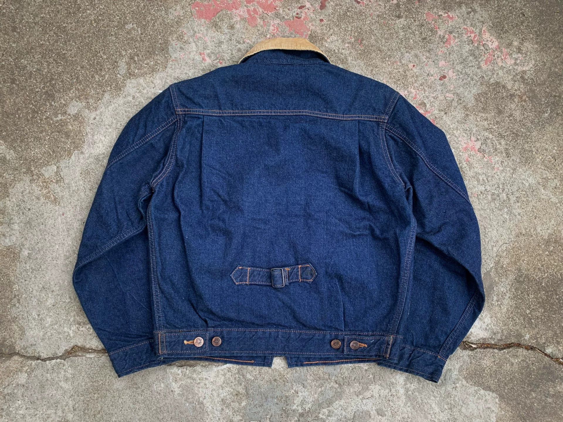 Vintage Vintage Big John Raw Denim Jacket Size US S / EU 44-46 / 1 - 6 Thumbnail
