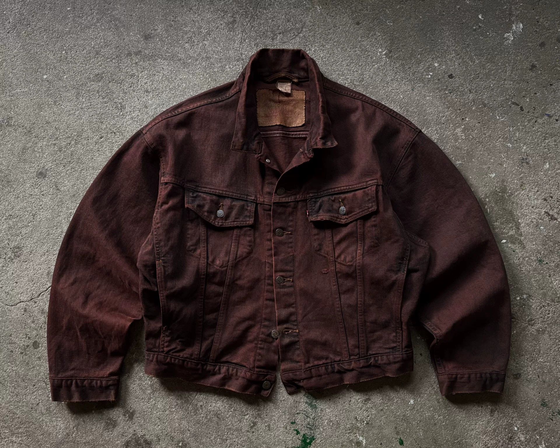 Vintage Vintage 90s Levis Boxy Denim Jacket Size US XXL / EU 58 / 5 - 3 Thumbnail
