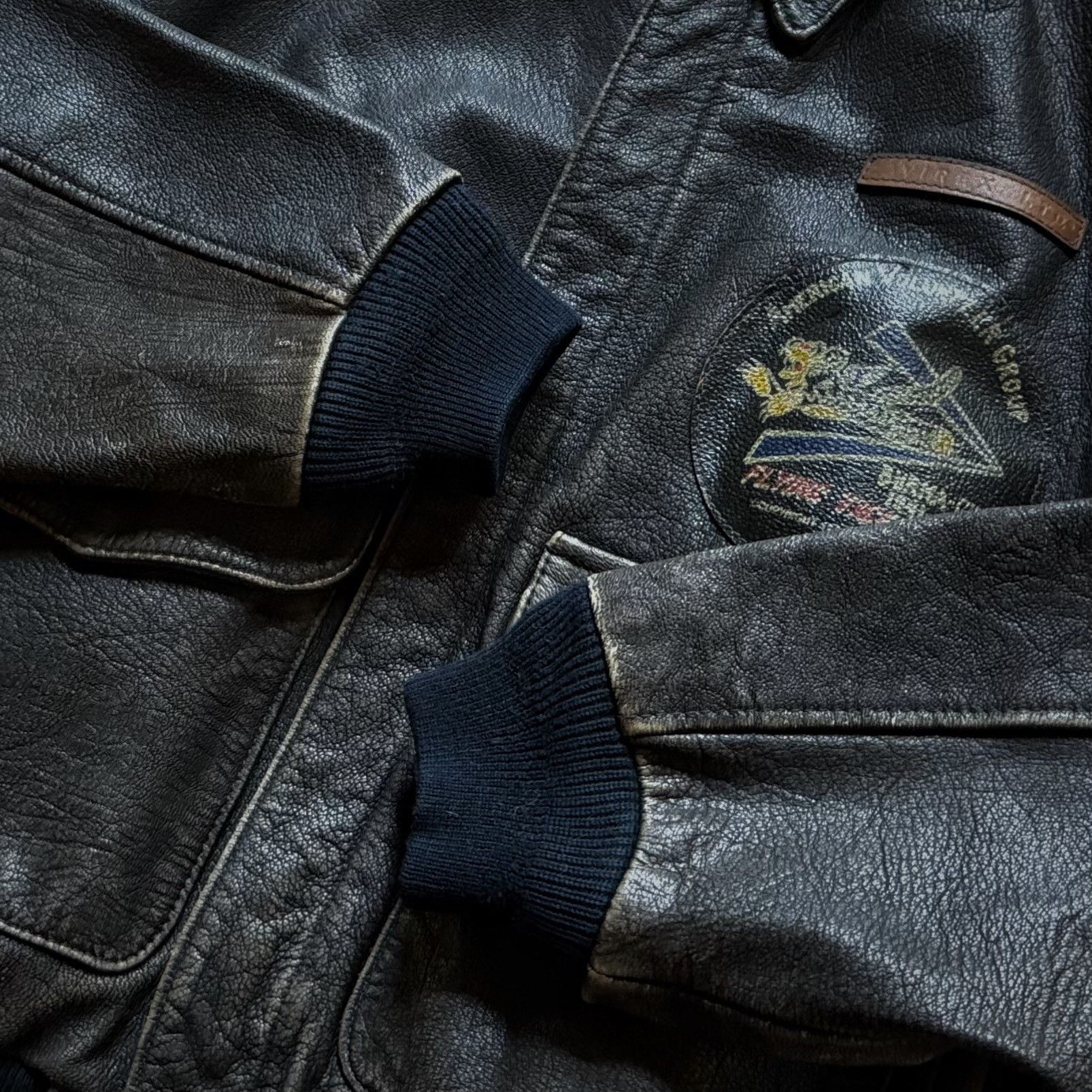 Vintage Vintage Avirex A2 Flight Leather Jacket Size US S / EU 44-46 / 1 - 2 Thumbnail