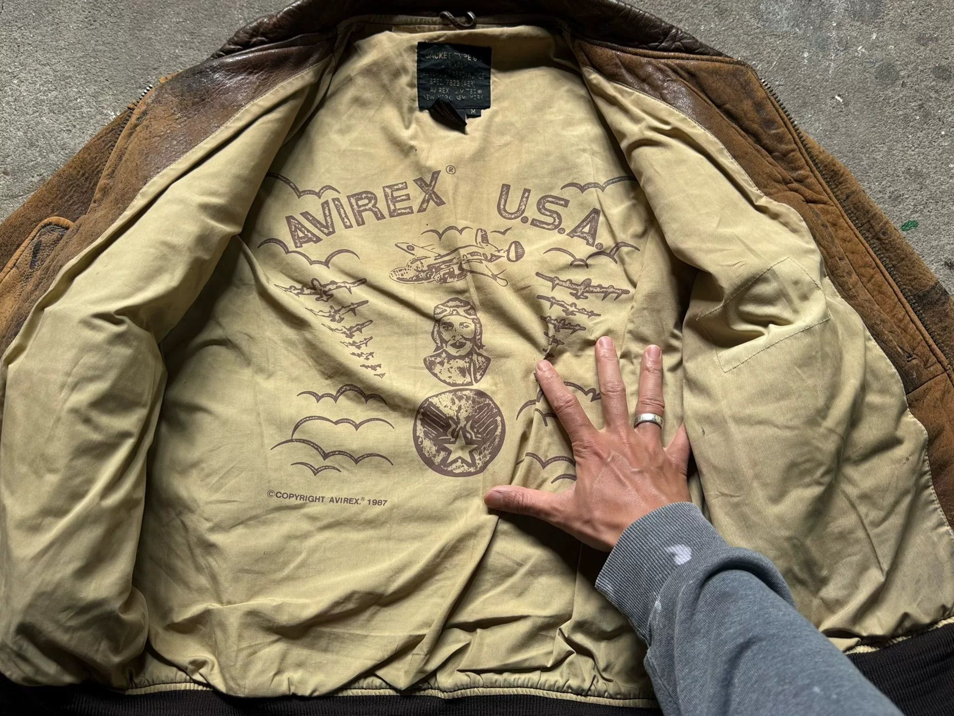 Vintage Vintage Avirex G2 1987 Flight Jacket Size US M / EU 48-50 / 2 - 4 Thumbnail
