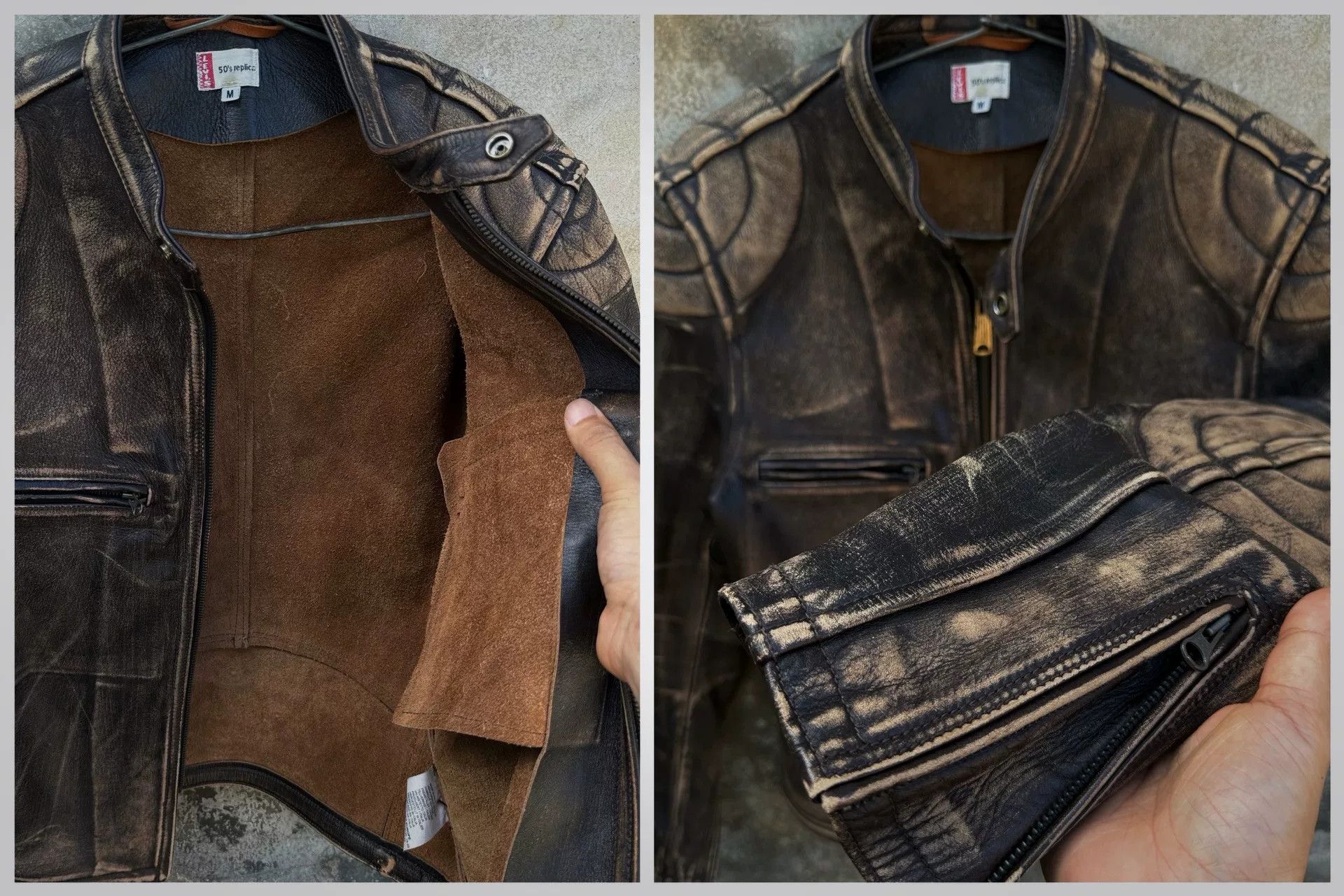 Levi's Vintage Clothing Levi's LVC 50s Replica Leather Jacket Size US M / EU 48-50 / 2 - 4 Thumbnail