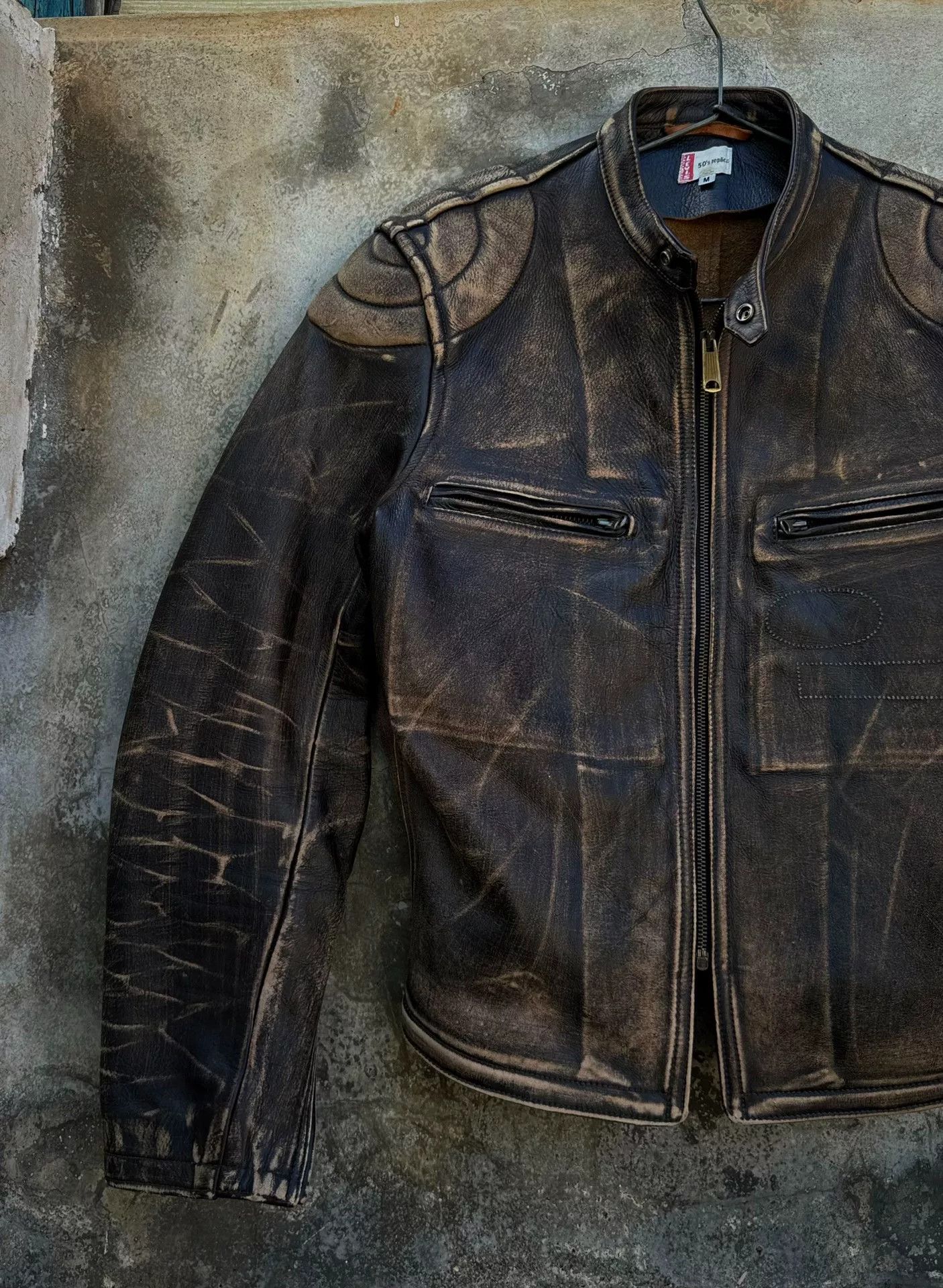 Levi's Vintage Clothing Levi's LVC 50s Replica Leather Jacket Size US M / EU 48-50 / 2 - 3 Thumbnail