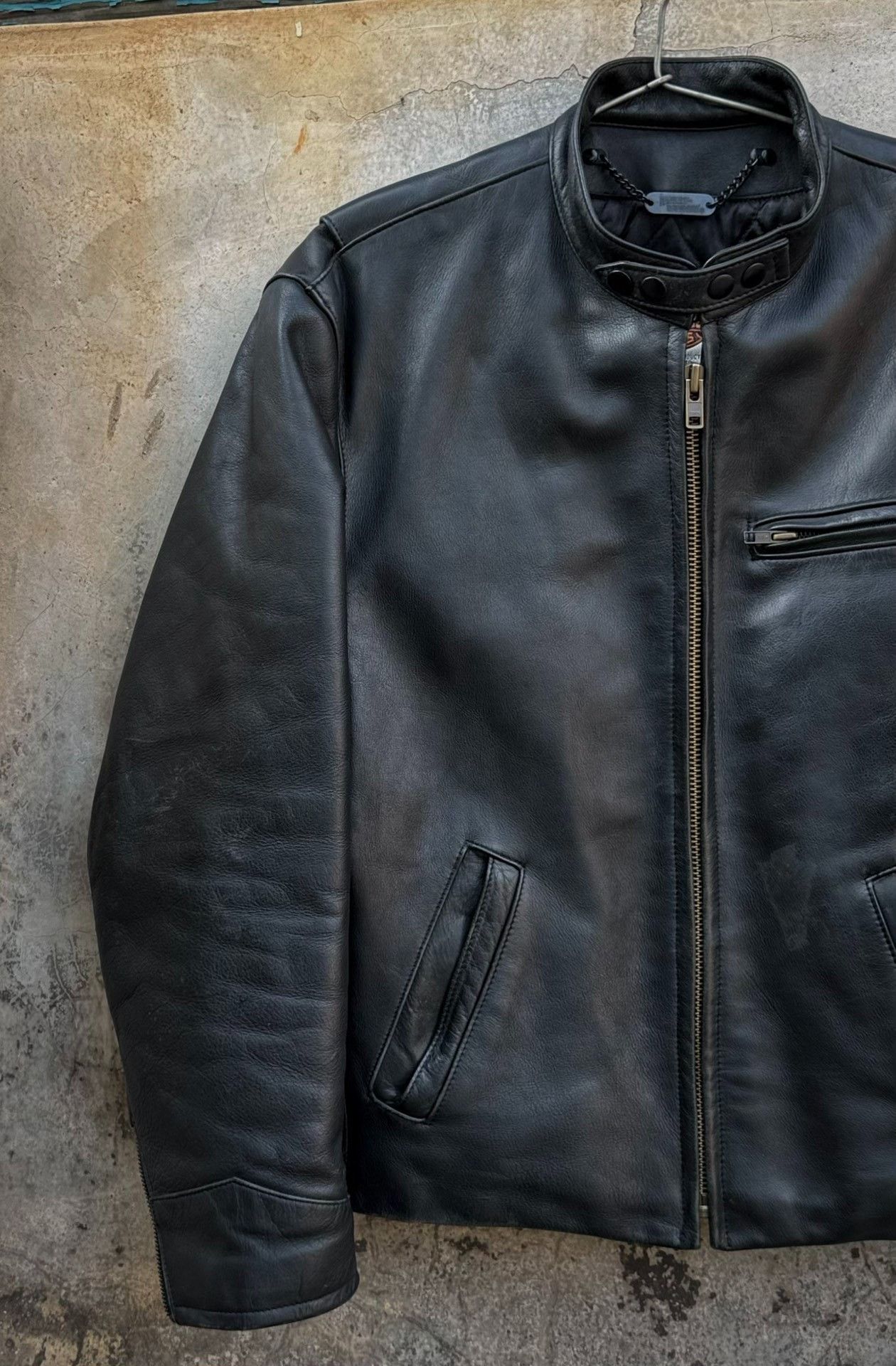 Vintage Vintage Harley Davidson 641 Leather Jacket Size US M / EU 48-50 / 2 - 2 Thumbnail