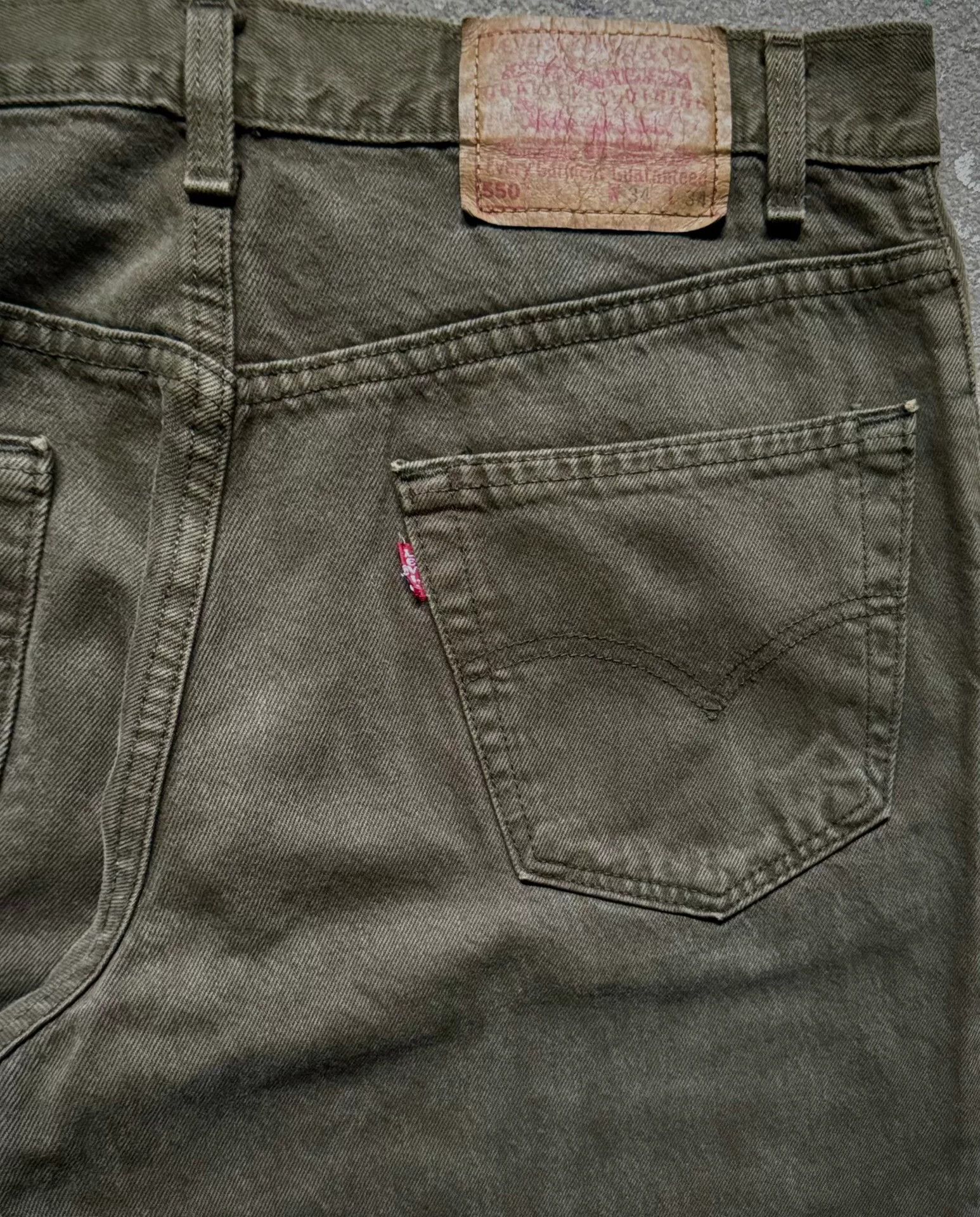 Vintage Vintage Levis 550 Baggy USA Jeans Size US 34 / EU 50 - 4 Thumbnail