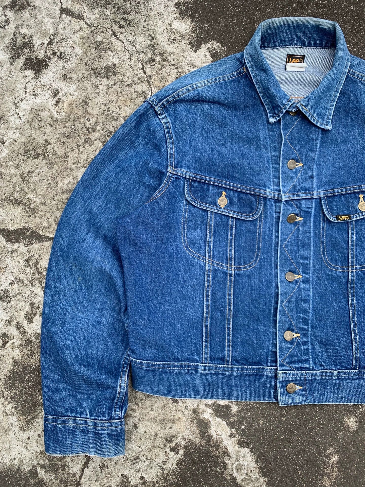 Vintage Vintage 1980s Lee High-Waist Denim Jacket Size US XXL / EU 58 / 5 - 3 Thumbnail