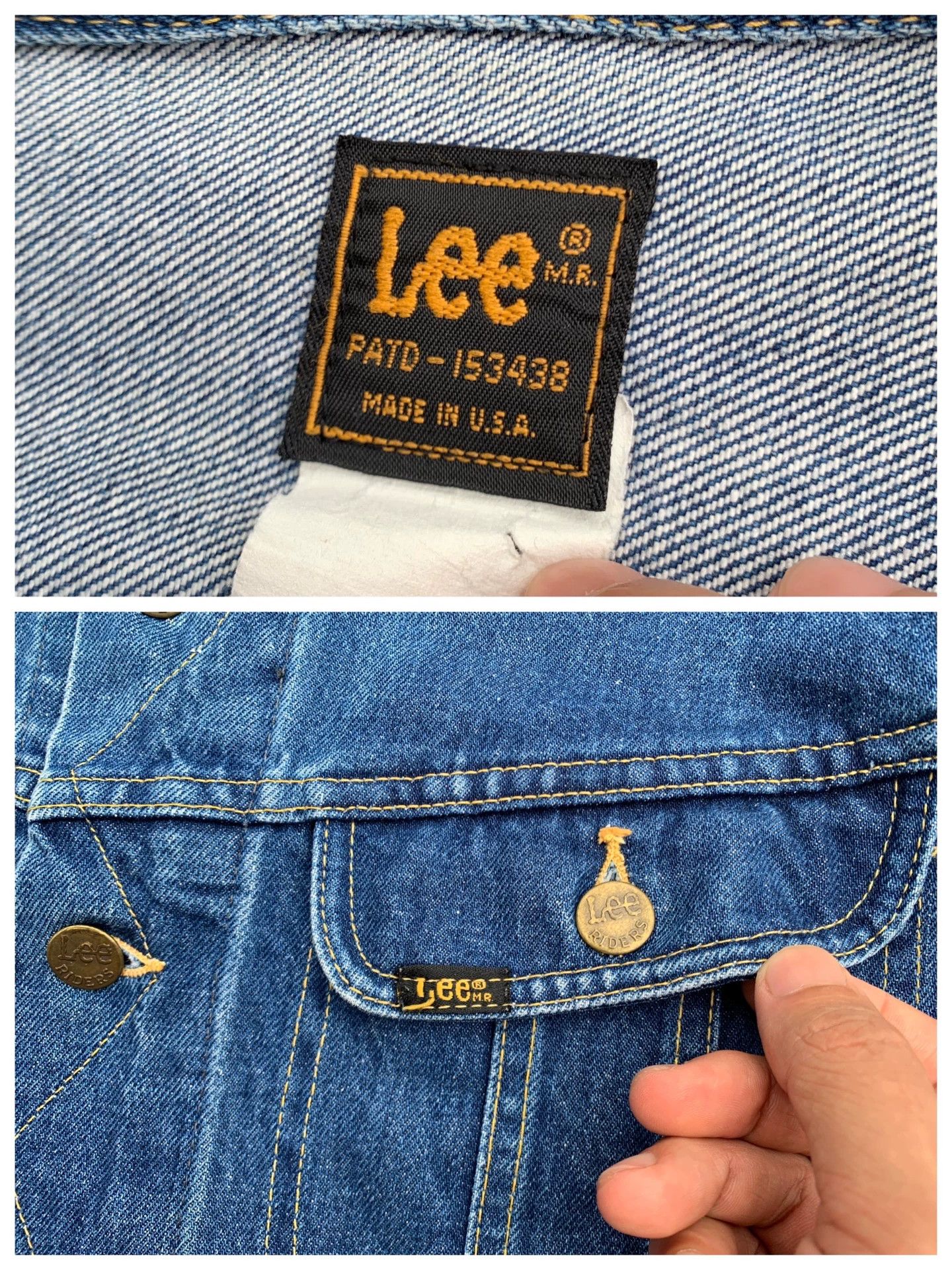 Vintage Vintage 1980s Lee High-Waist Denim Jacket Size US XXL / EU 58 / 5 - 4 Thumbnail