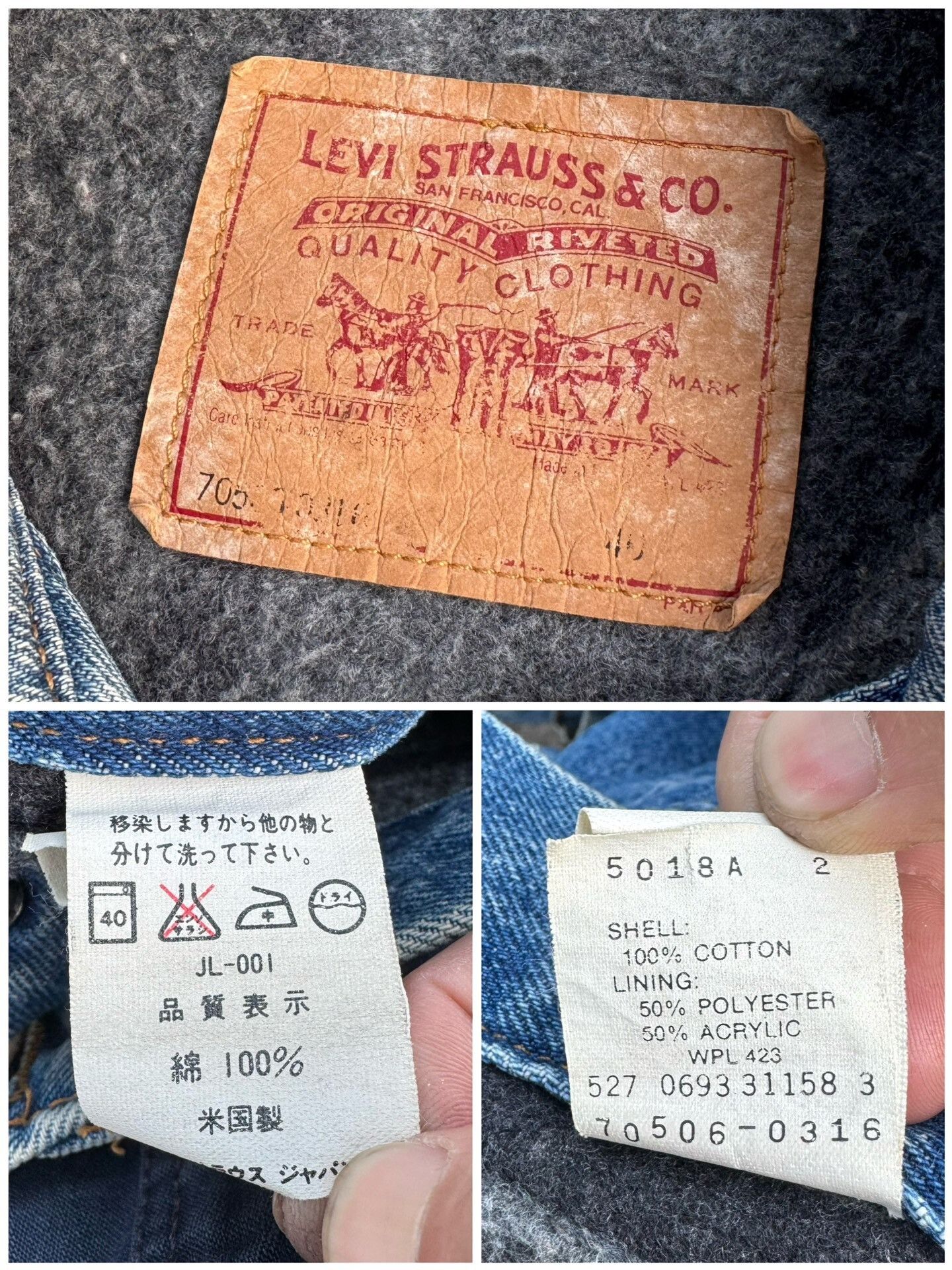 Vintage Vintage Levi's Heavyweight Denim Jacket Size US XXS / EU 40 - 5 Thumbnail