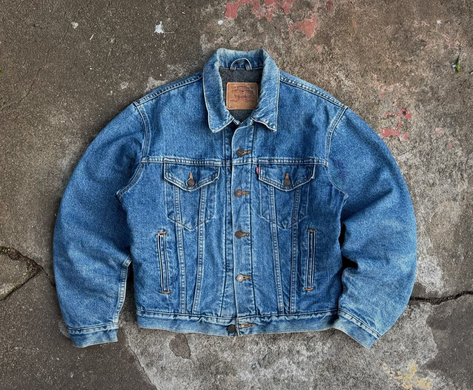 Vintage Vintage Levi's Heavyweight Denim Jacket Size US XXS / EU 40 - 2 Thumbnail