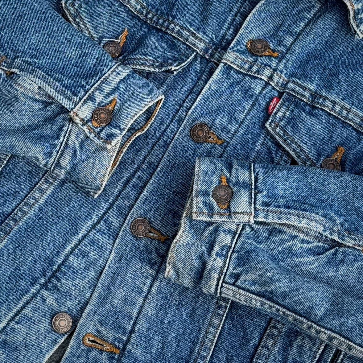 Vintage Vintage Levi's Heavyweight Denim Jacket Size US XXS / EU 40 - 3 Thumbnail