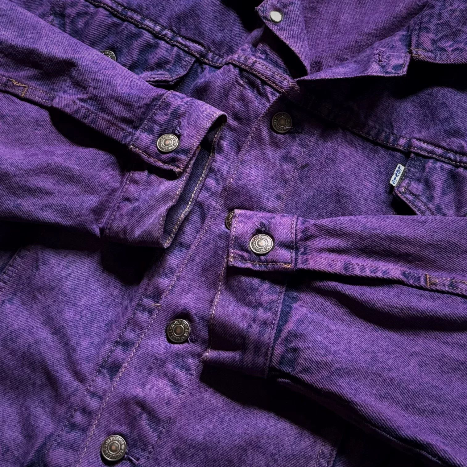 Vintage Vintage 1987 Levi's American Oversized Denim Jacket Size US XXL / EU 58 / 5 - 4 Thumbnail