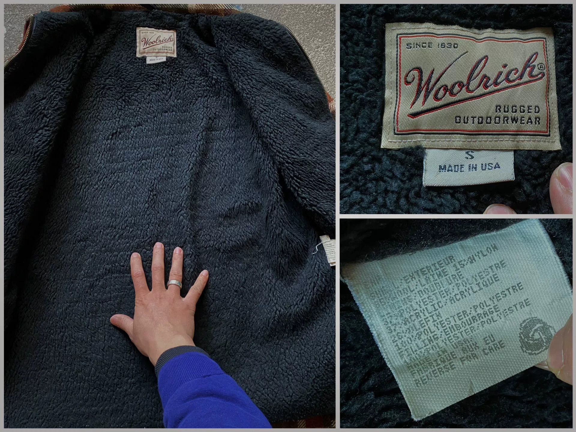 Vintage Vintage Woolrich 1980s Wool Jacket Size US S / EU 44-46 / 1 - 4 Thumbnail