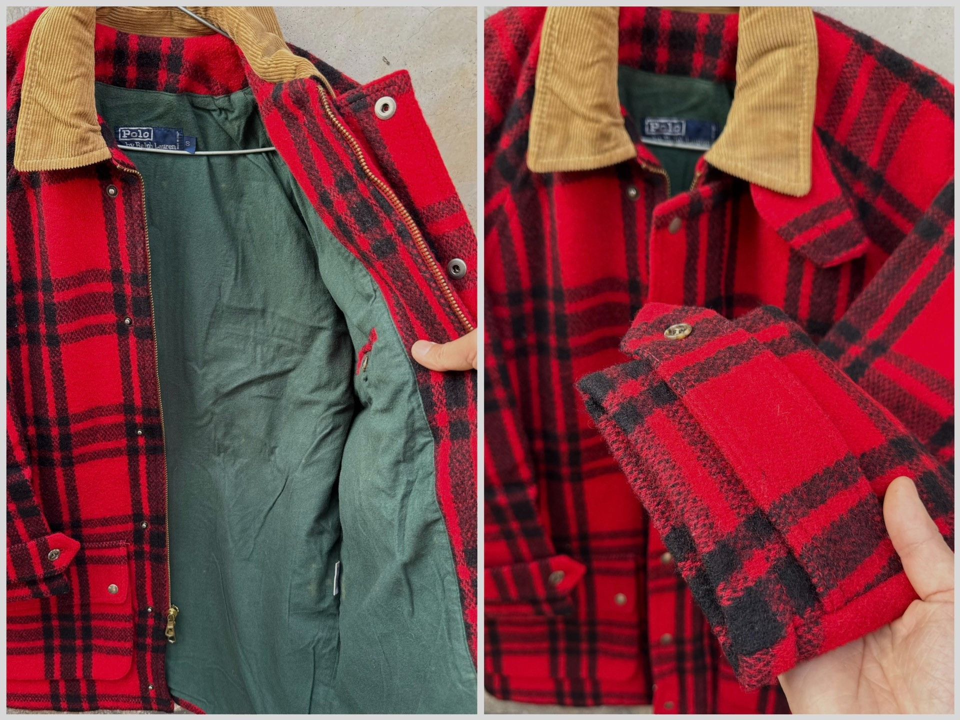 Vintage Vintage Polo Ralph Lauren Wool Coat Size US S / EU 44-46 / 1 - 3 Thumbnail
