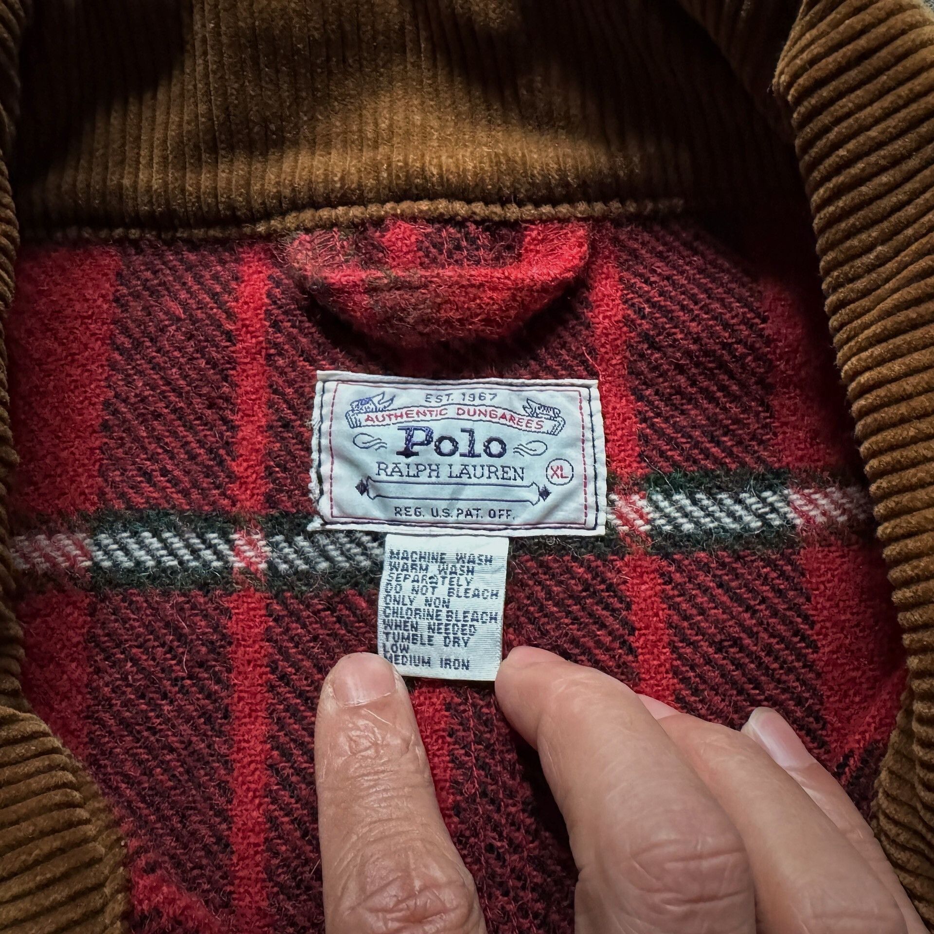 Vintage 1980s Polo Ralph Lauren Wool Jacket Size US XL / EU 56 / 4 - 3 Thumbnail