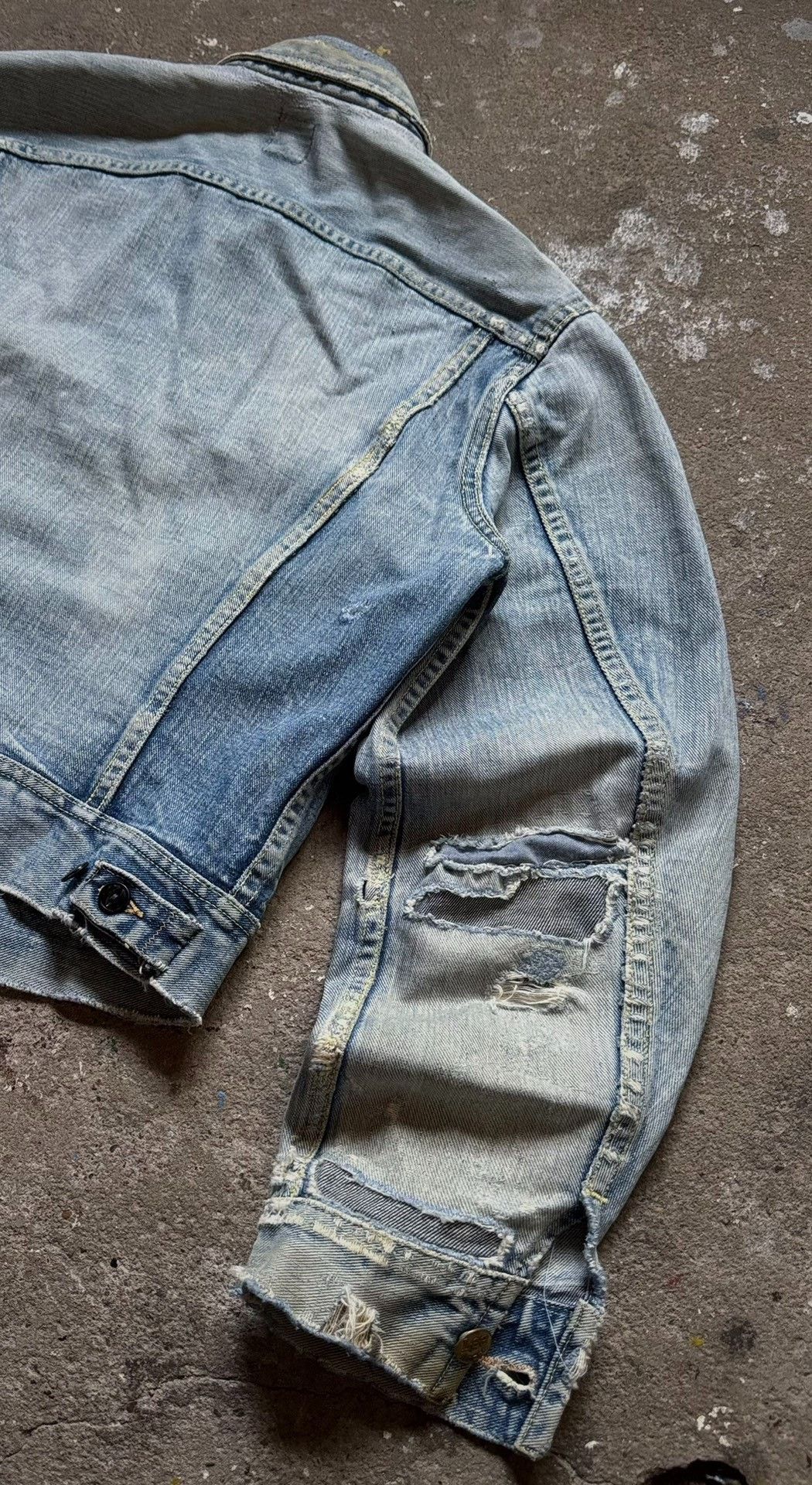 Vintage Vintage 60s Lee 101J Denim Jacket Size US XXS / EU 40 - 5 Thumbnail