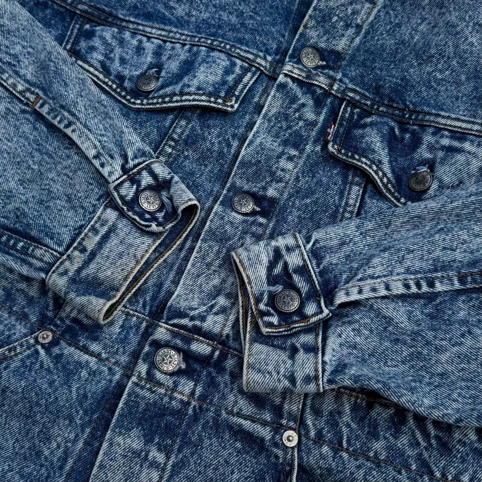 Vintage Vintage 1980s Levi's USA Denim Jacket Size US XXL / EU 58 / 5 - 3 Thumbnail