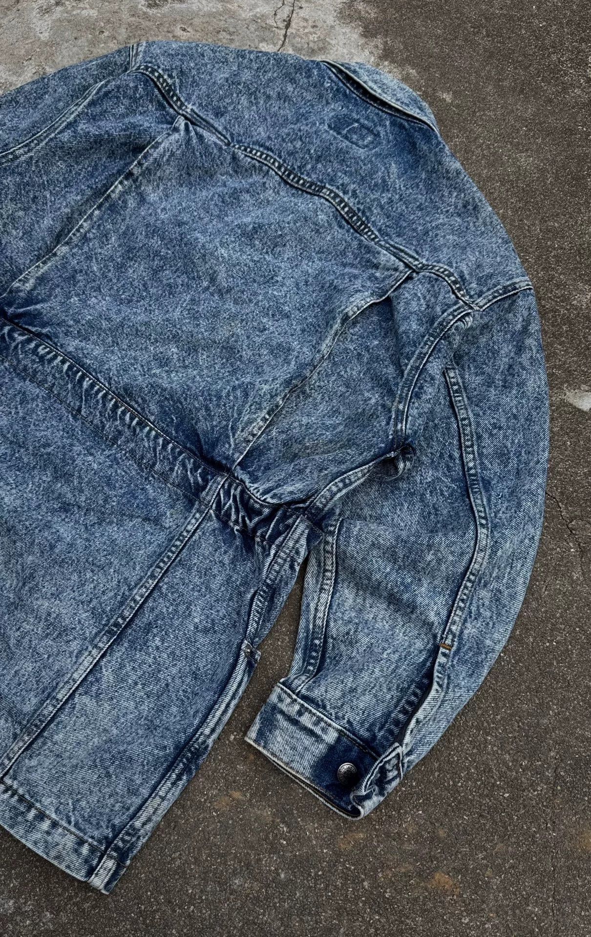 Vintage Vintage 1980s Levi's USA Denim Jacket Size US XXL / EU 58 / 5 - 5 Thumbnail