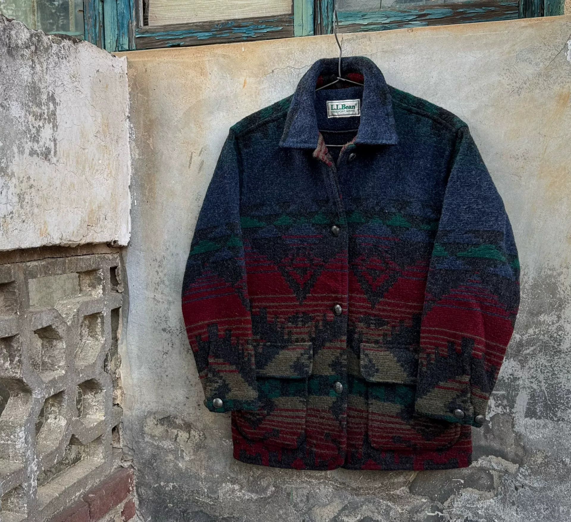 Vintage Vintage Woolrich L.L.Bean Wool Jacket Size US XL / EU 56 / 4 - 6 Thumbnail
