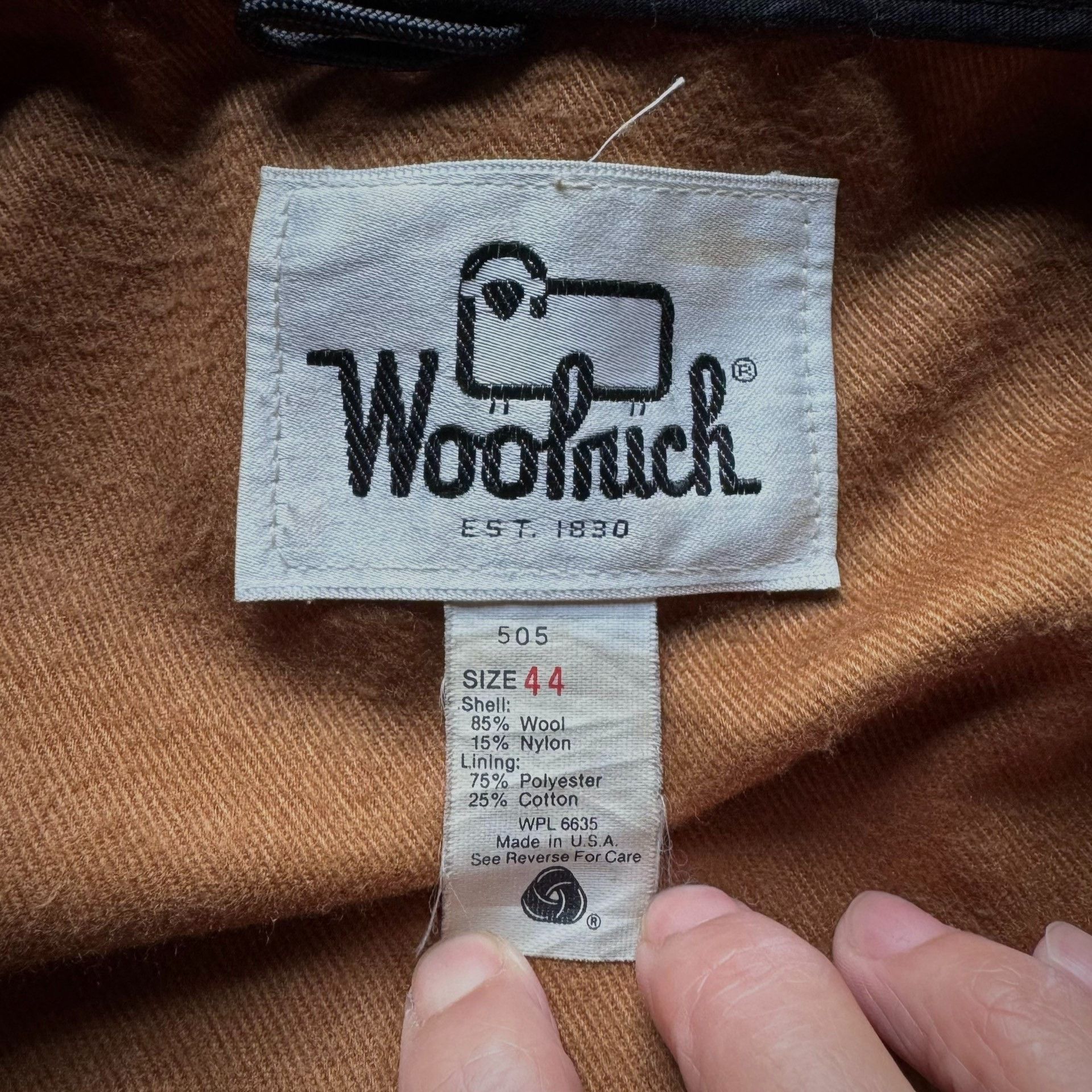 Vintage Vintage Woolrich Heavy Wool Hunting Jacket Size US S / EU 44-46 / 1 - 7 Thumbnail