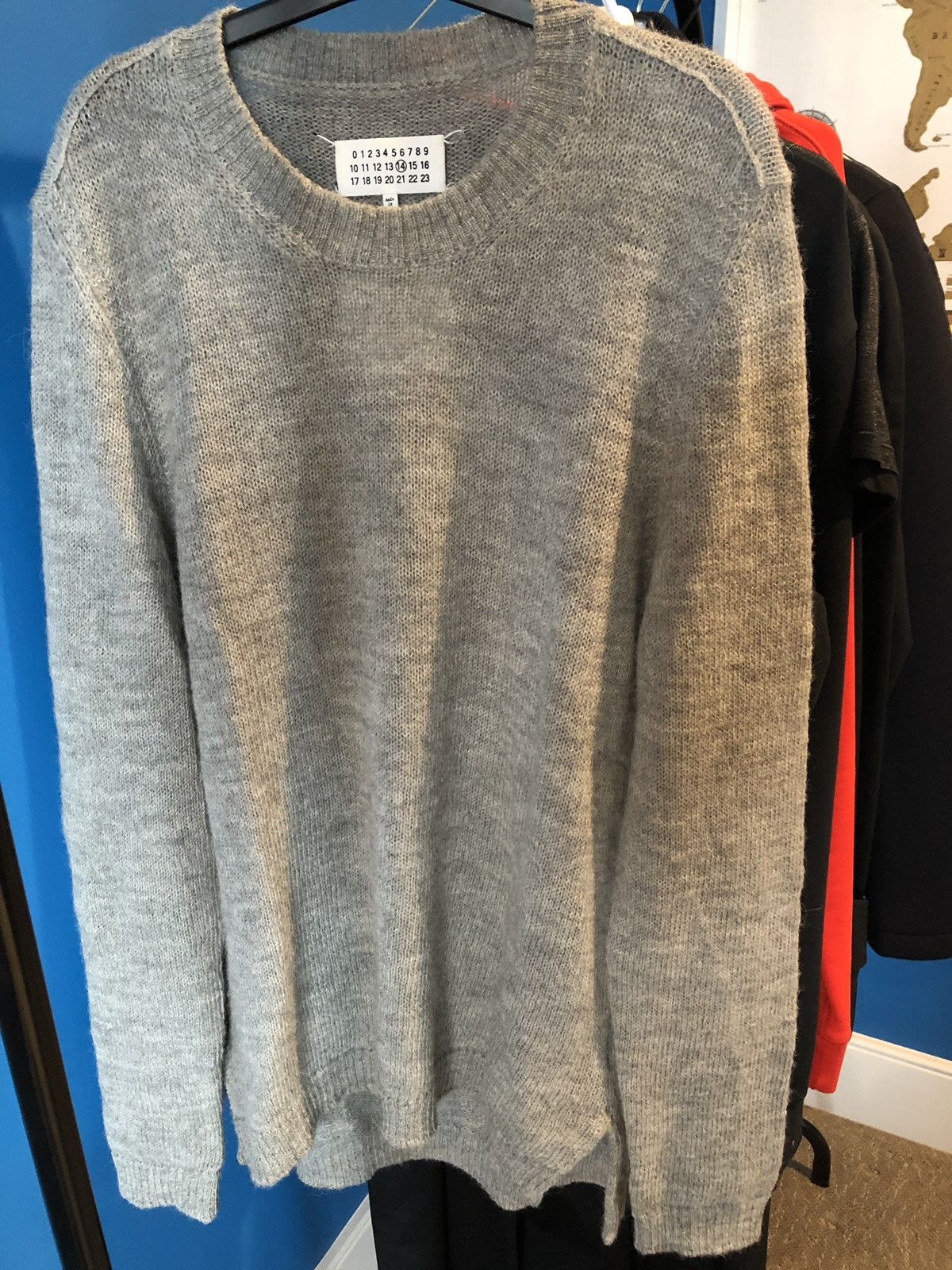 image of Maison Margiela Fisherman Sweater in Grey, Men's (Size XL)