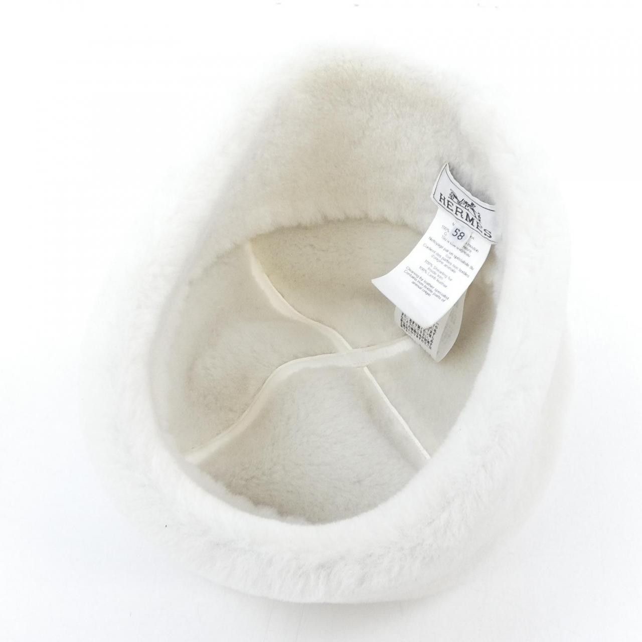 Hermes Hermes Hermes Shearling Cap Fur Hats DUTY FREE for USA Size ONE SIZE - 5 Thumbnail